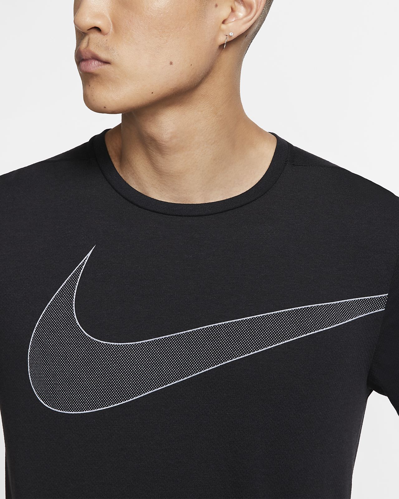 nike men's breathe training top