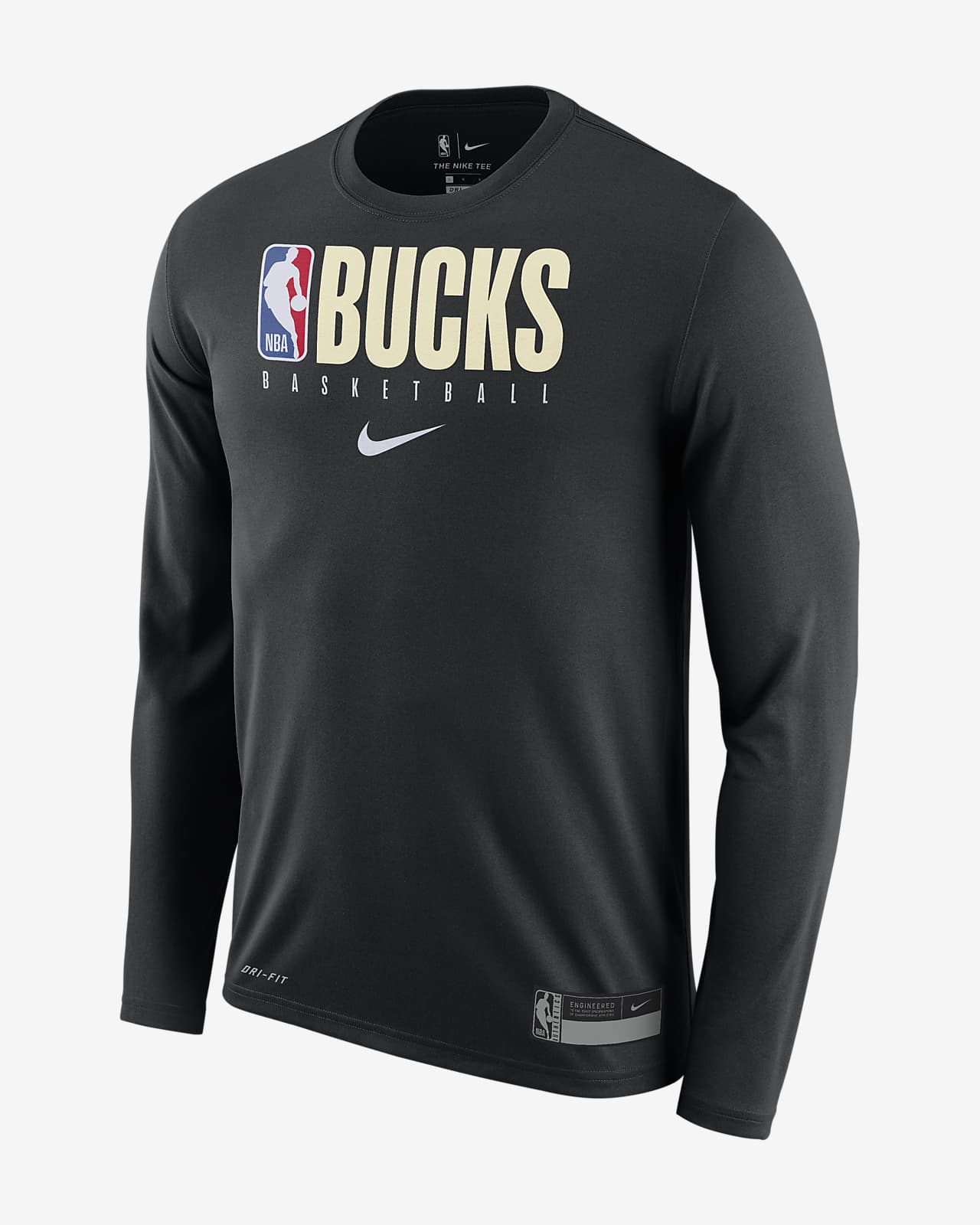 Milwaukee Bucks Nike Dri-FIT Men's Long-Sleeve NBA T-Shirt. Nike.com