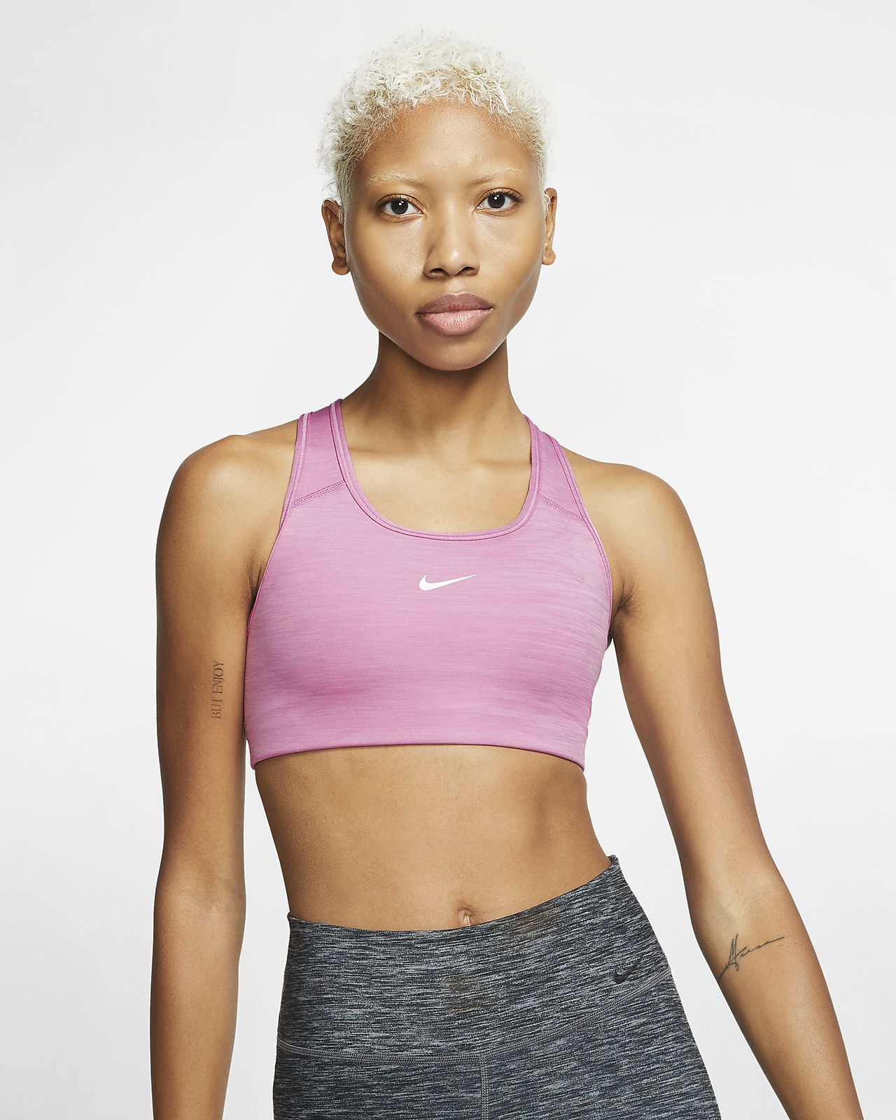 pink sports bra nike