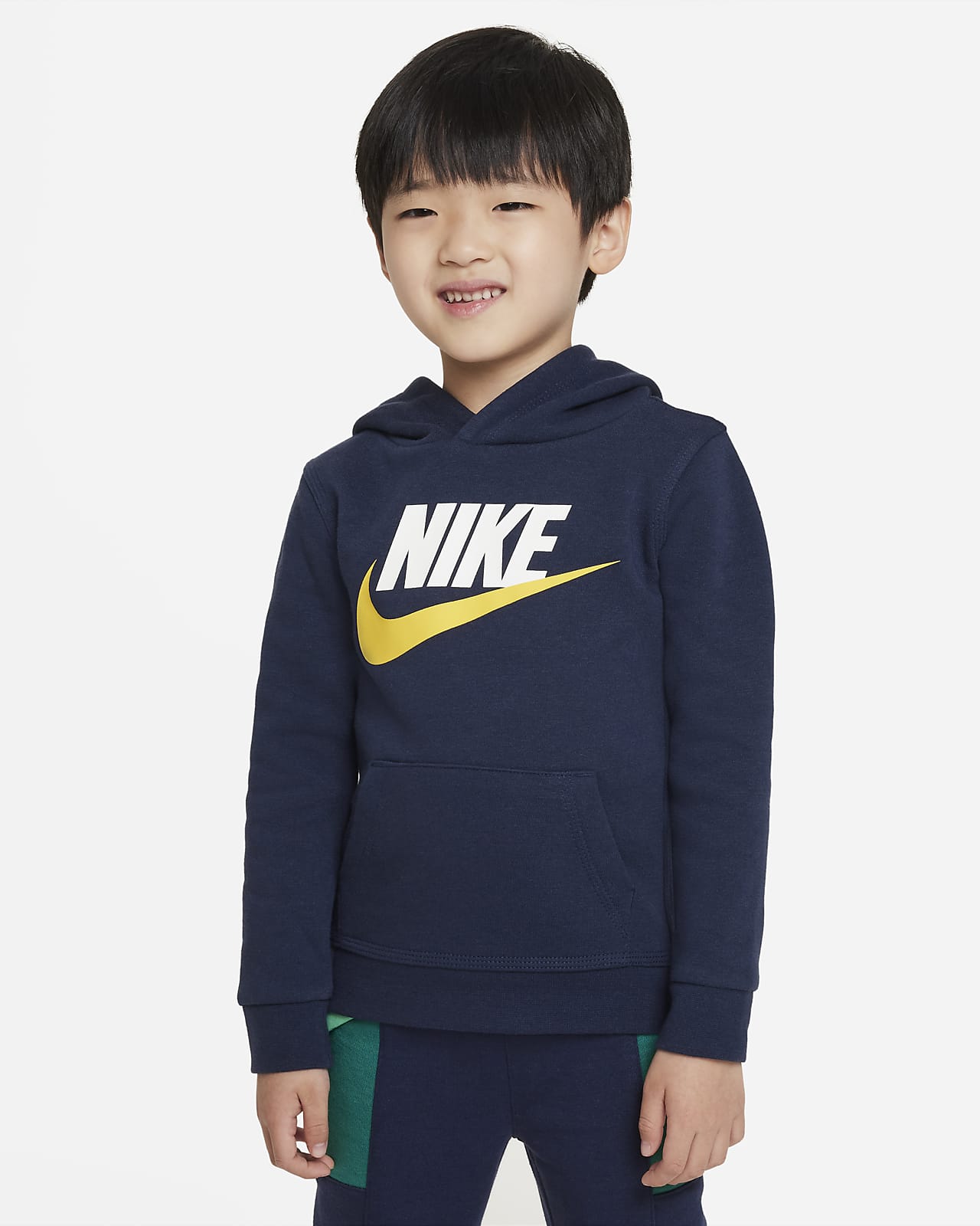 Sudadera con gorro sin cierre infantil Nike Sportswear Club Fleece