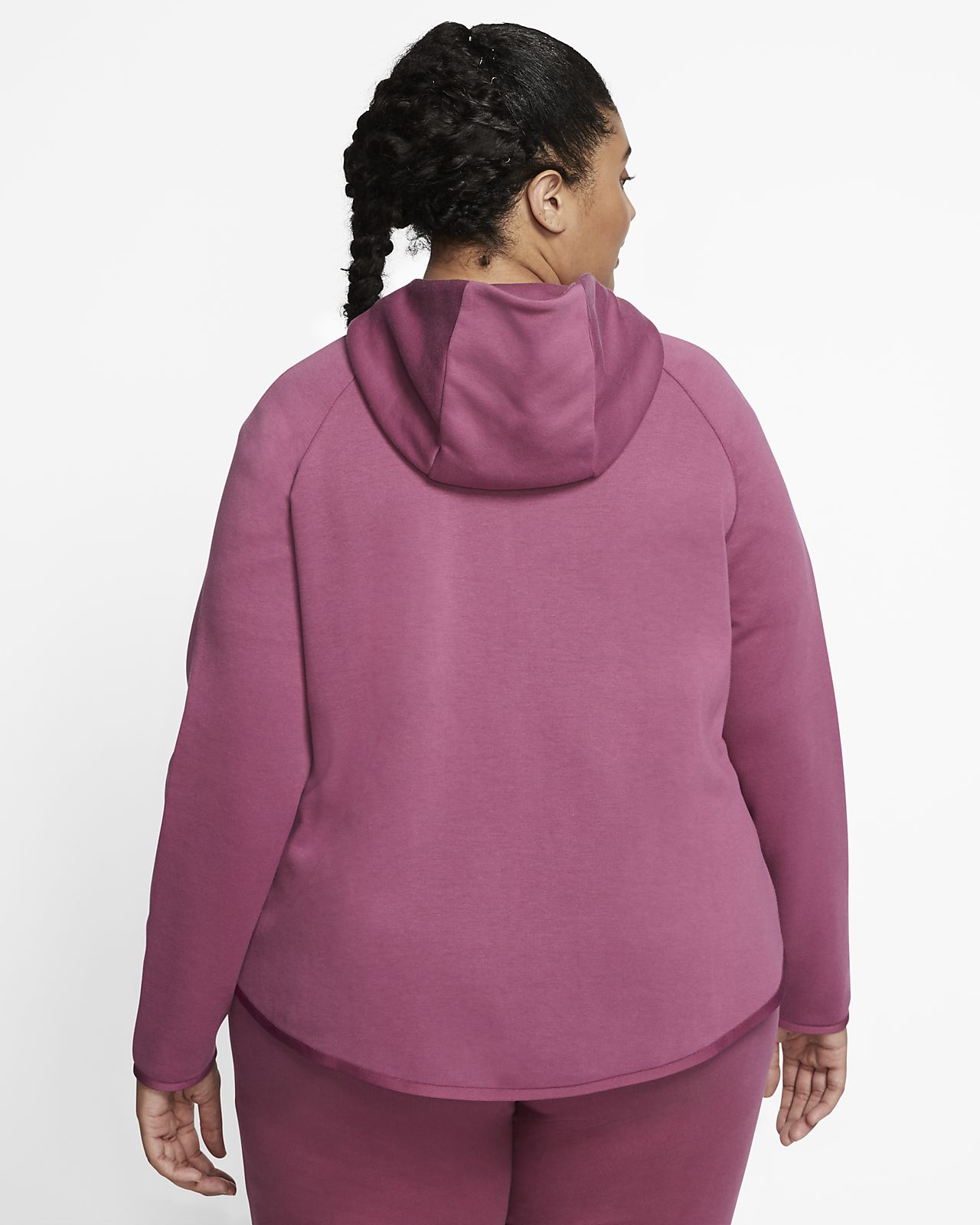 nike tech fleece hoodie purple