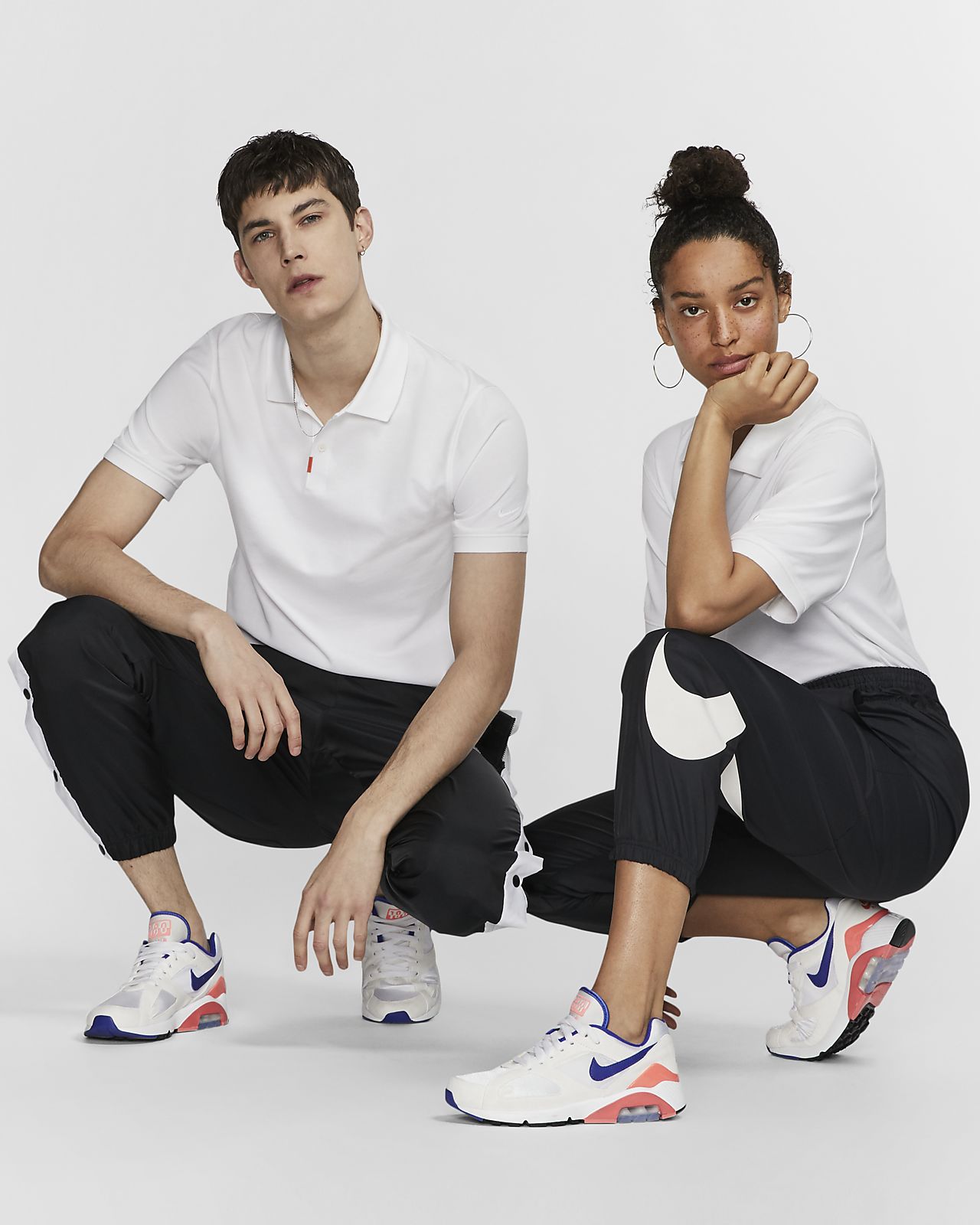 nike polo with shoe logo