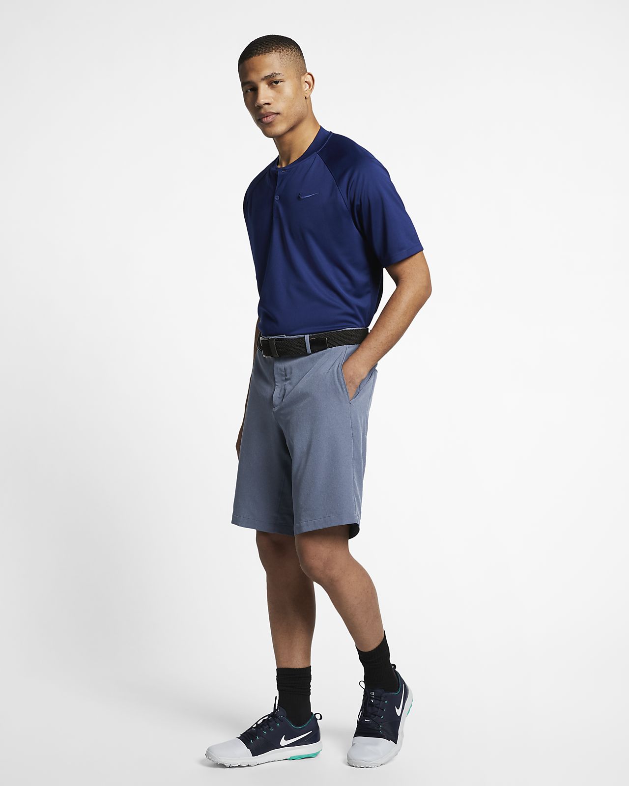 nike men's dry momentum golf polo