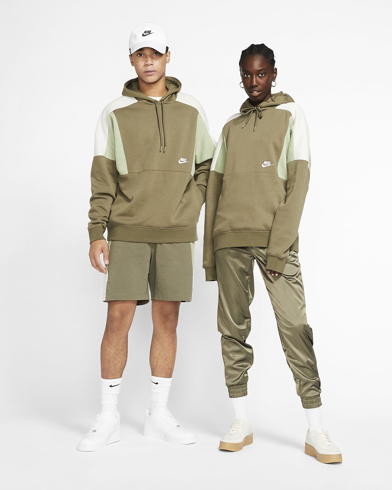 nike khaki jumper