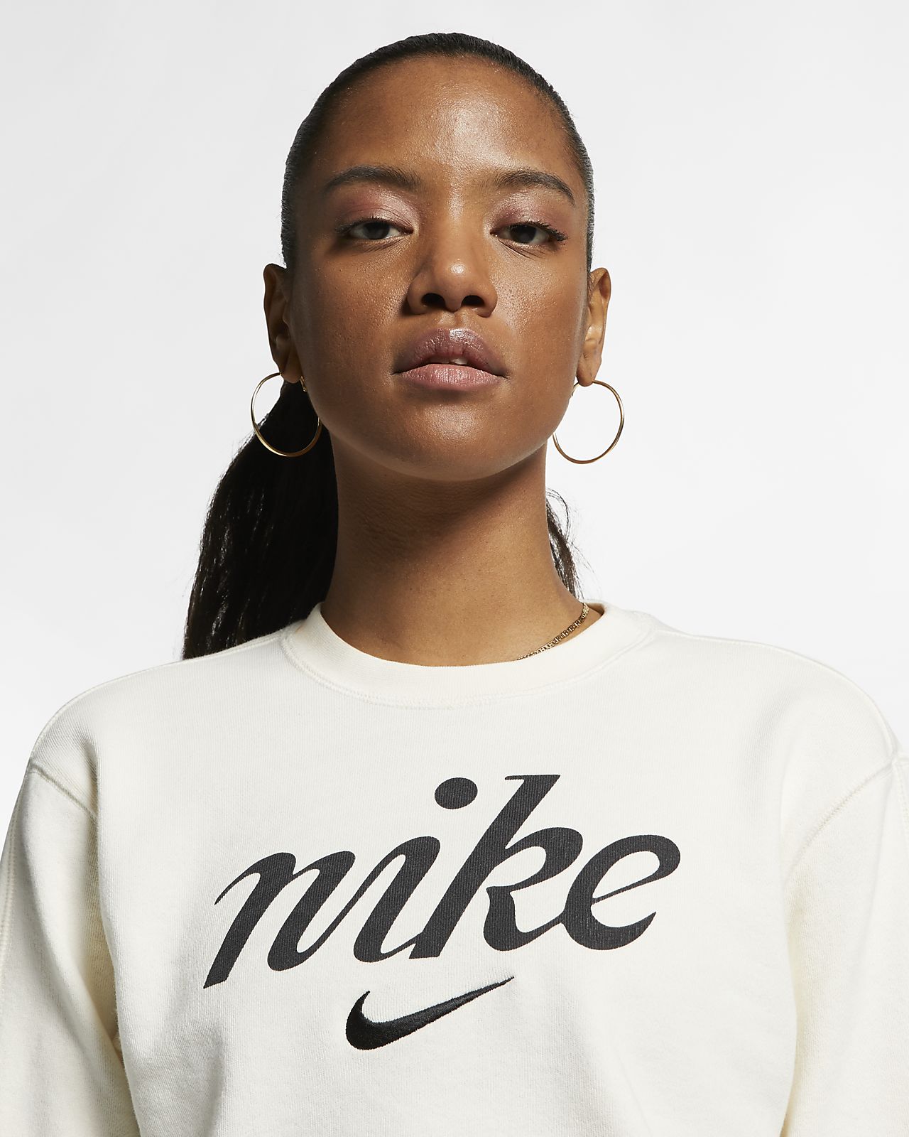 sudadera corta nike