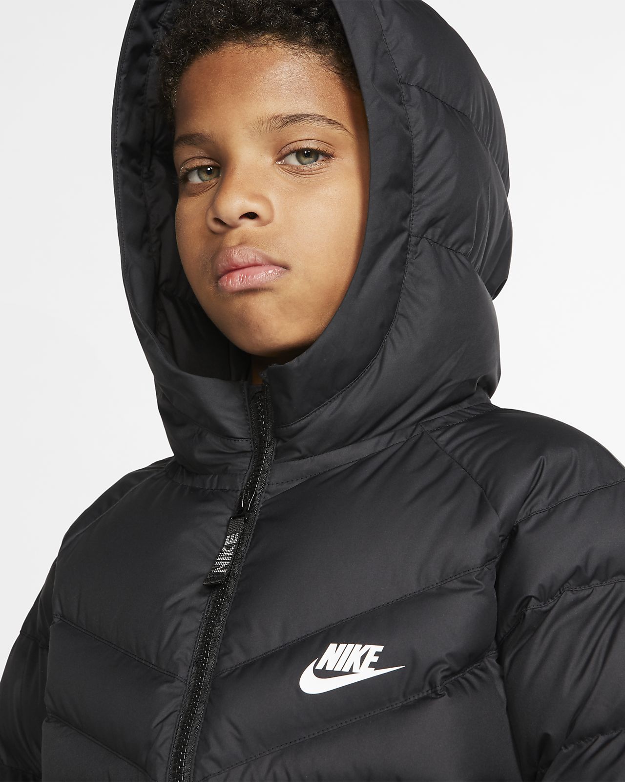 black nike coat