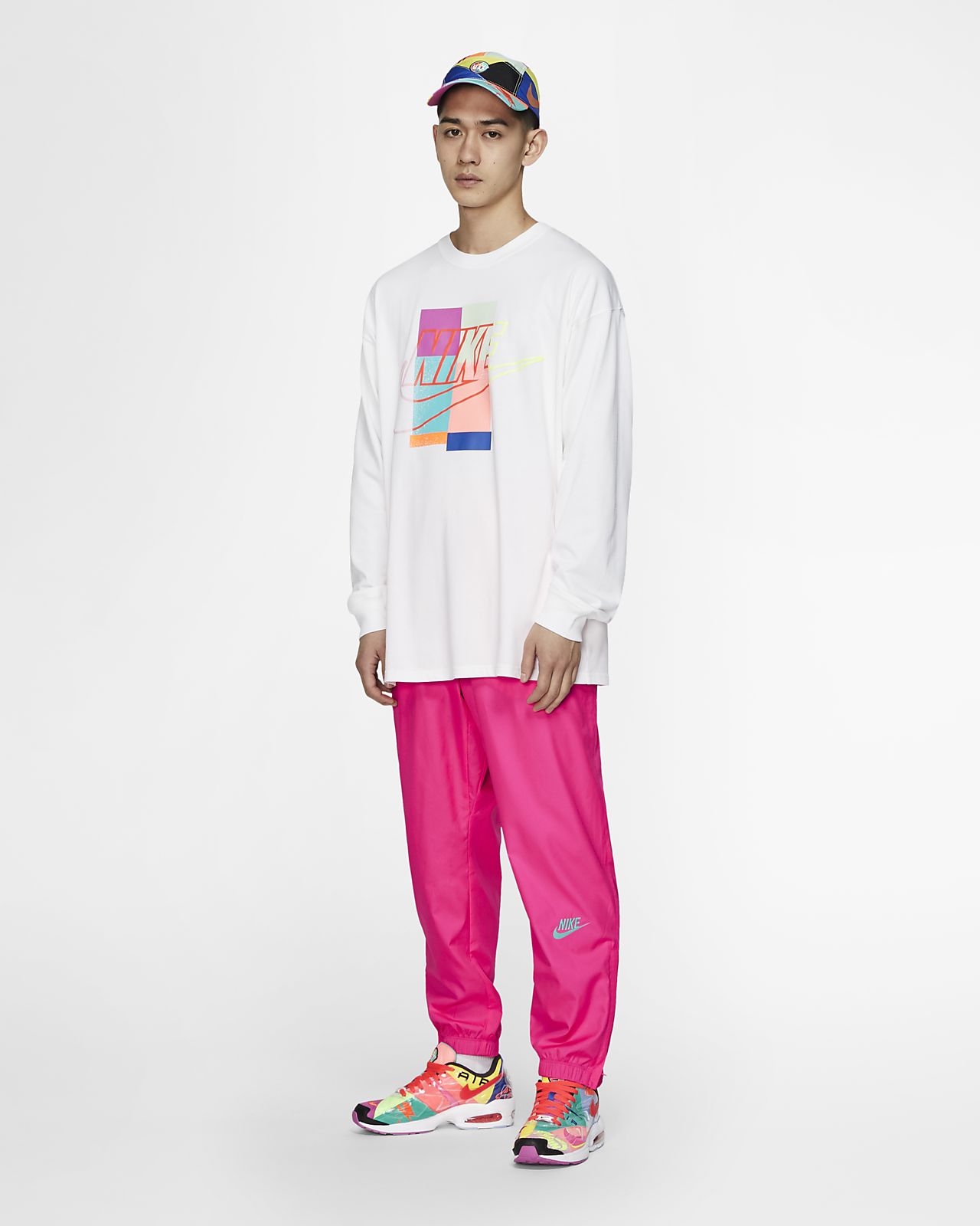 pink nike tracksuit mens