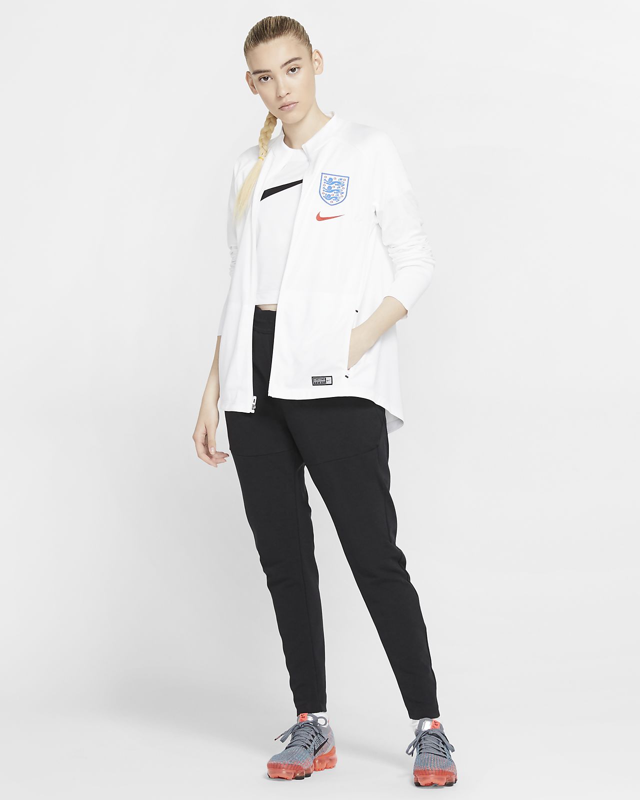 England Squad Women's Football Jacket Nike England Womens Squad Anthem Jacket