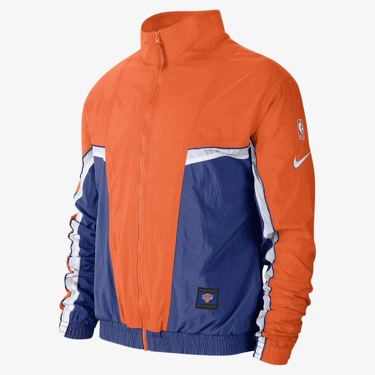 blue and orange tracksuit