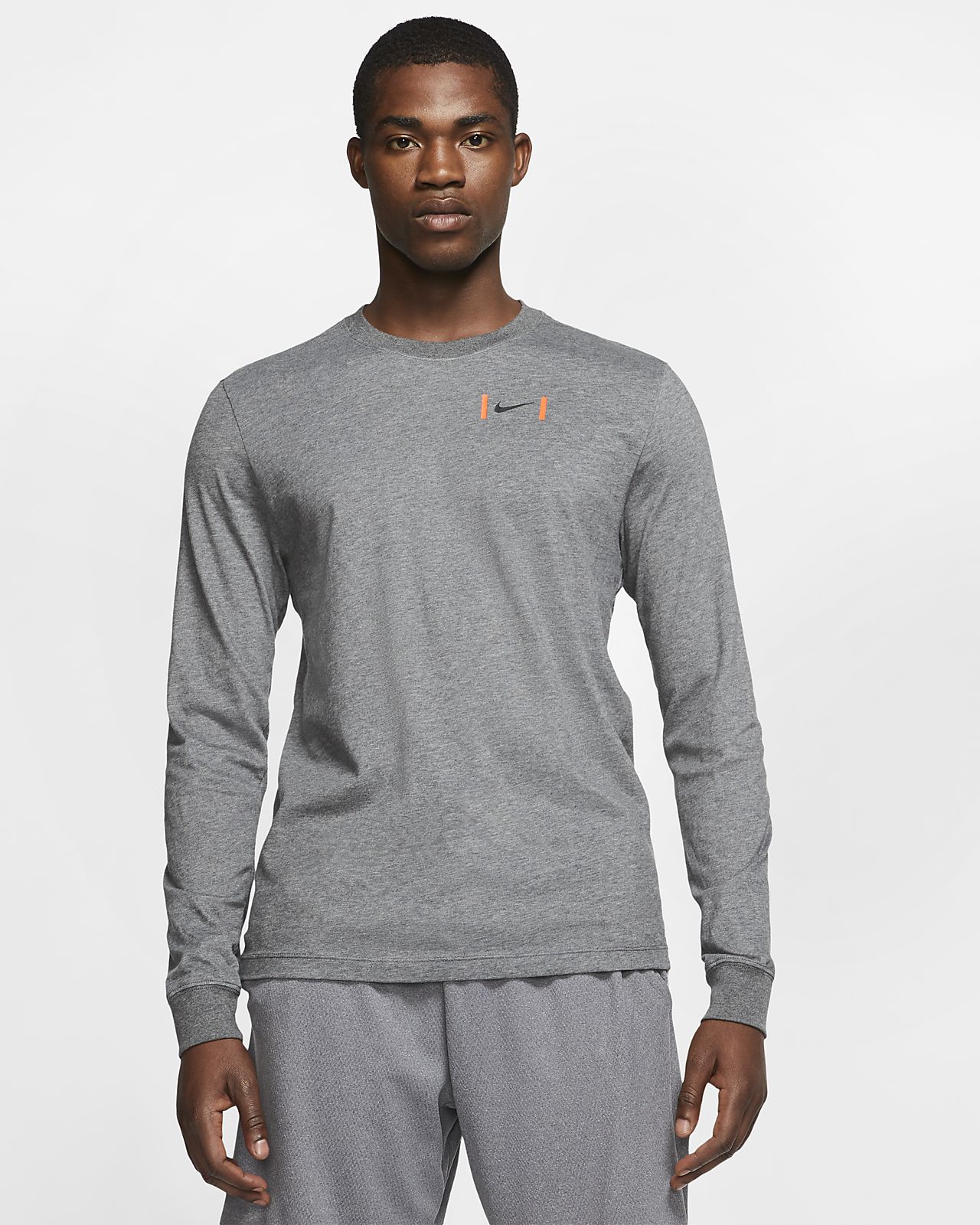 playera larga hombre