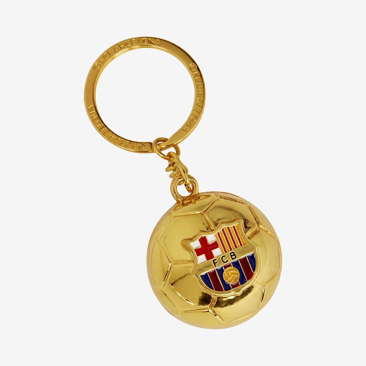 FC Barcelona Golden Ball Keyring