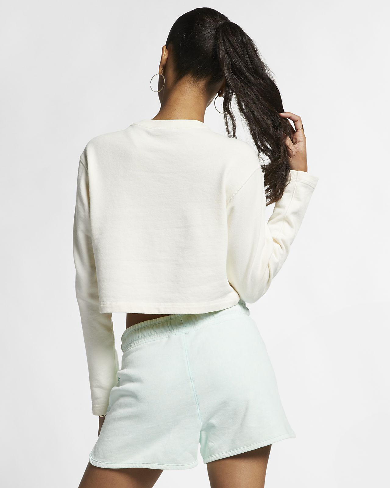 sudadera nike mujer corta