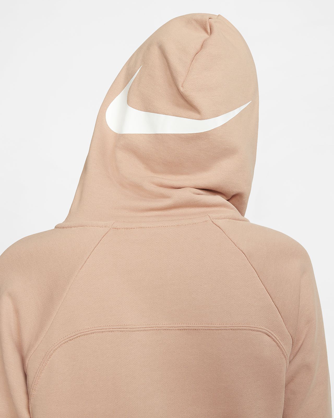 women's cropped french terry hoodie