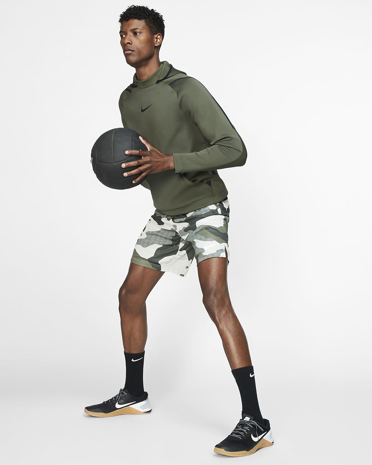 nike camo running shorts