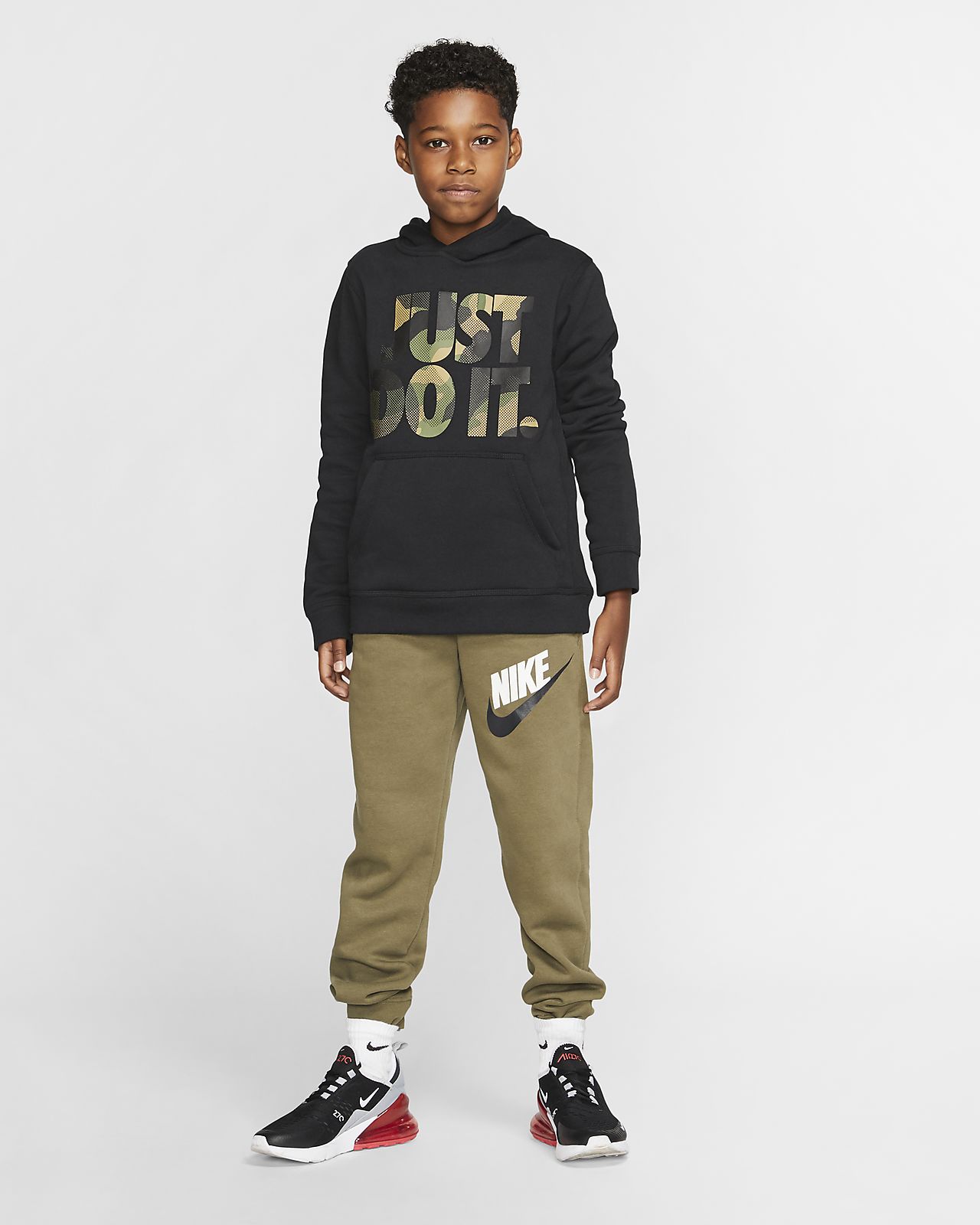 nike youth camo hoodie