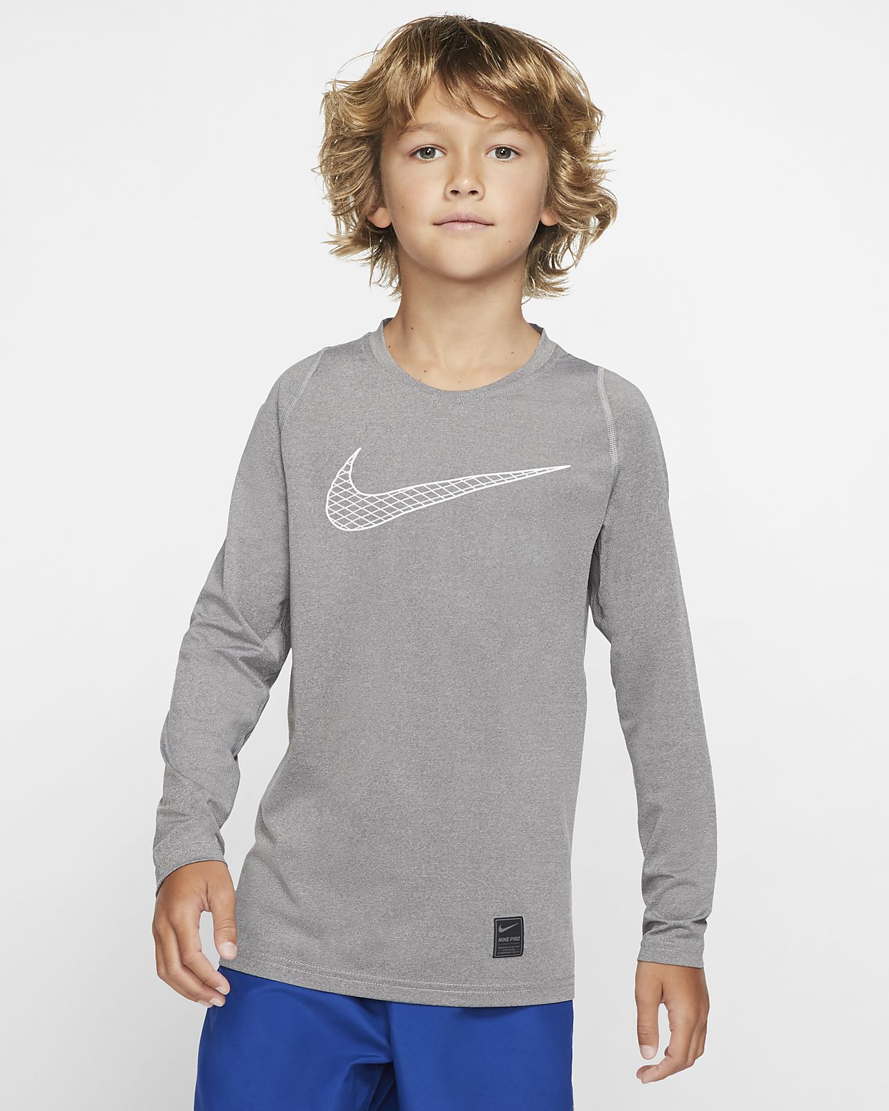 nike pro long sleeve training top