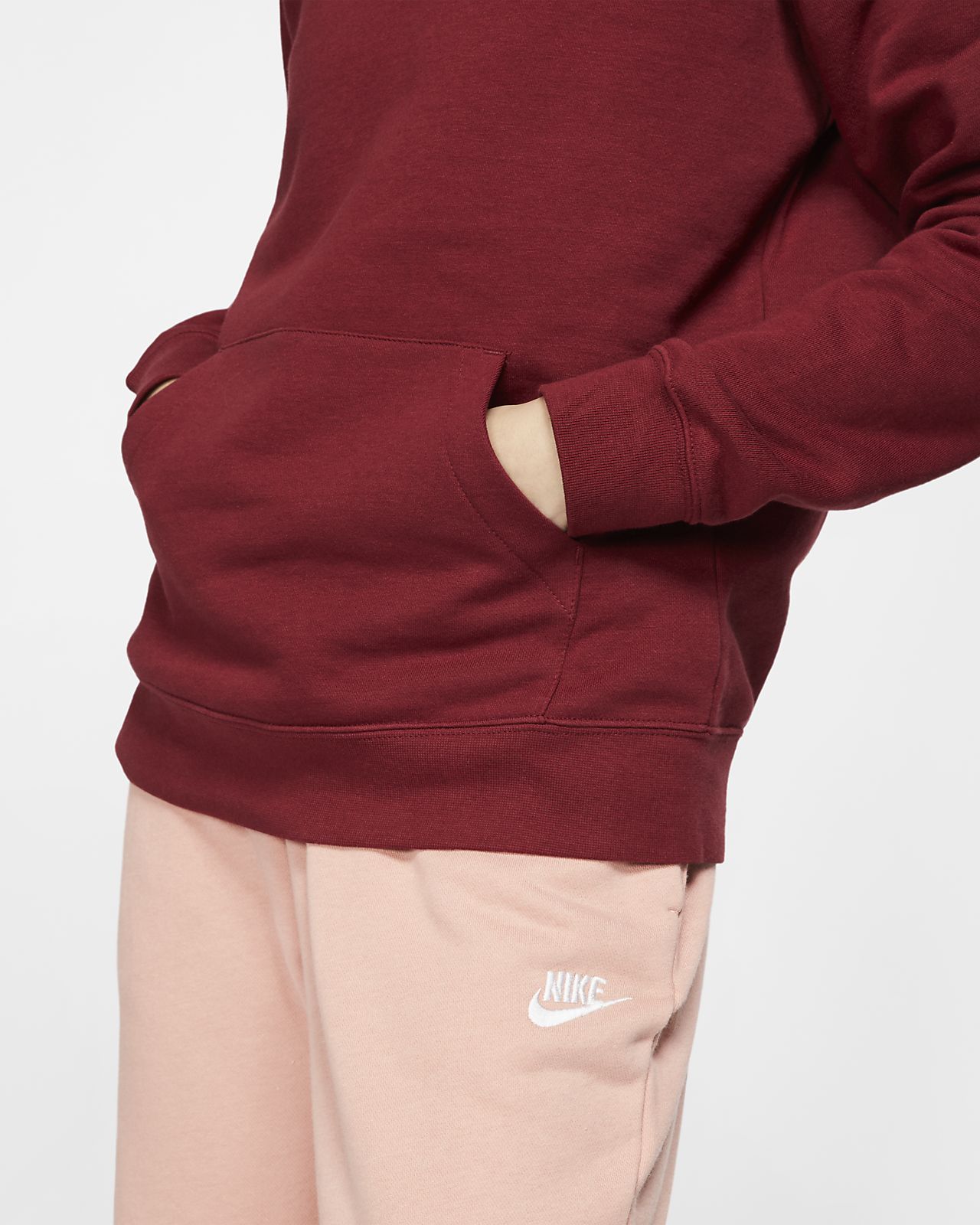 Funnel Neck Fleece Nike Sportswear Essential Funnel Red
