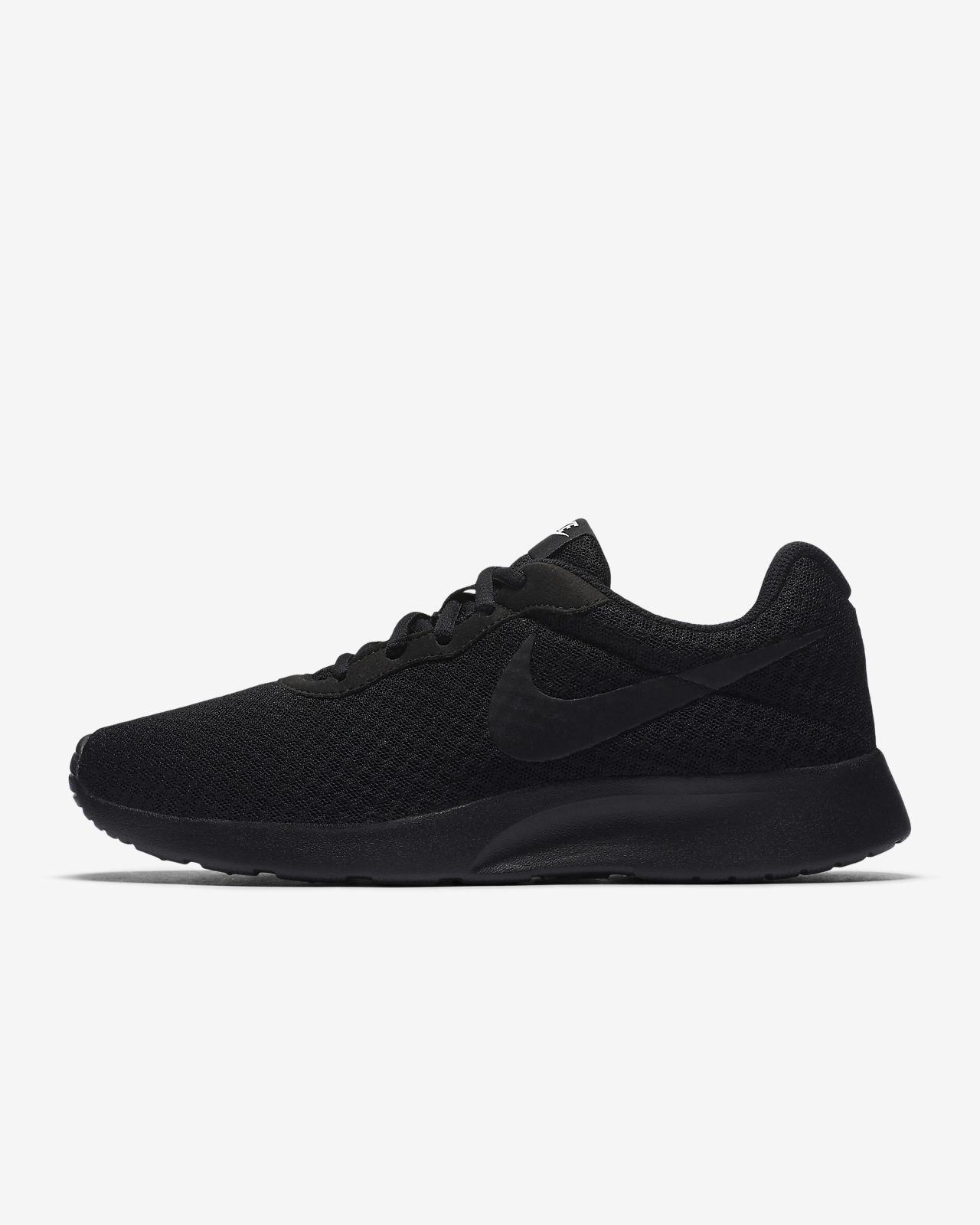 nike tanjun trainers ladies black