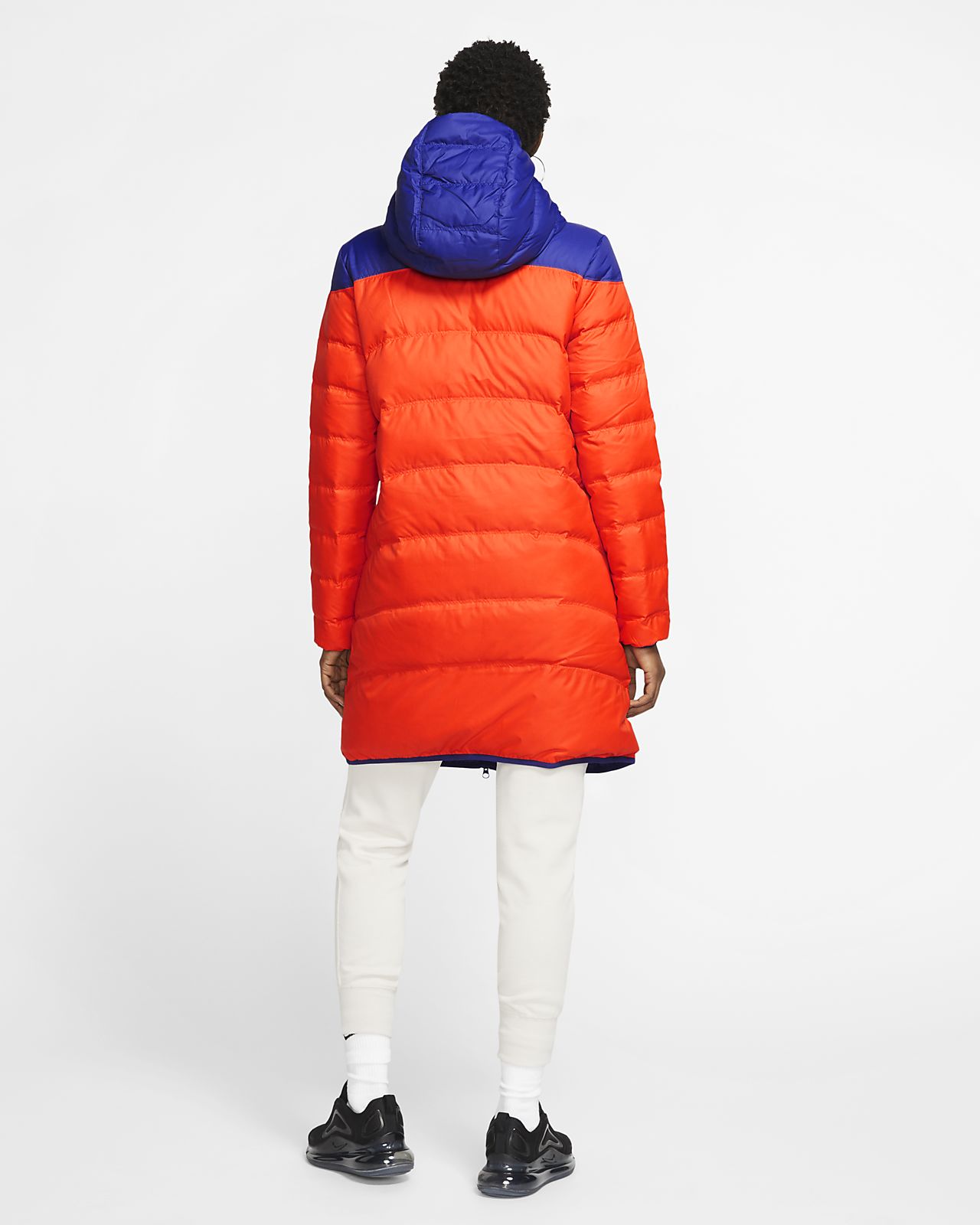 nike windrunner orange blue
