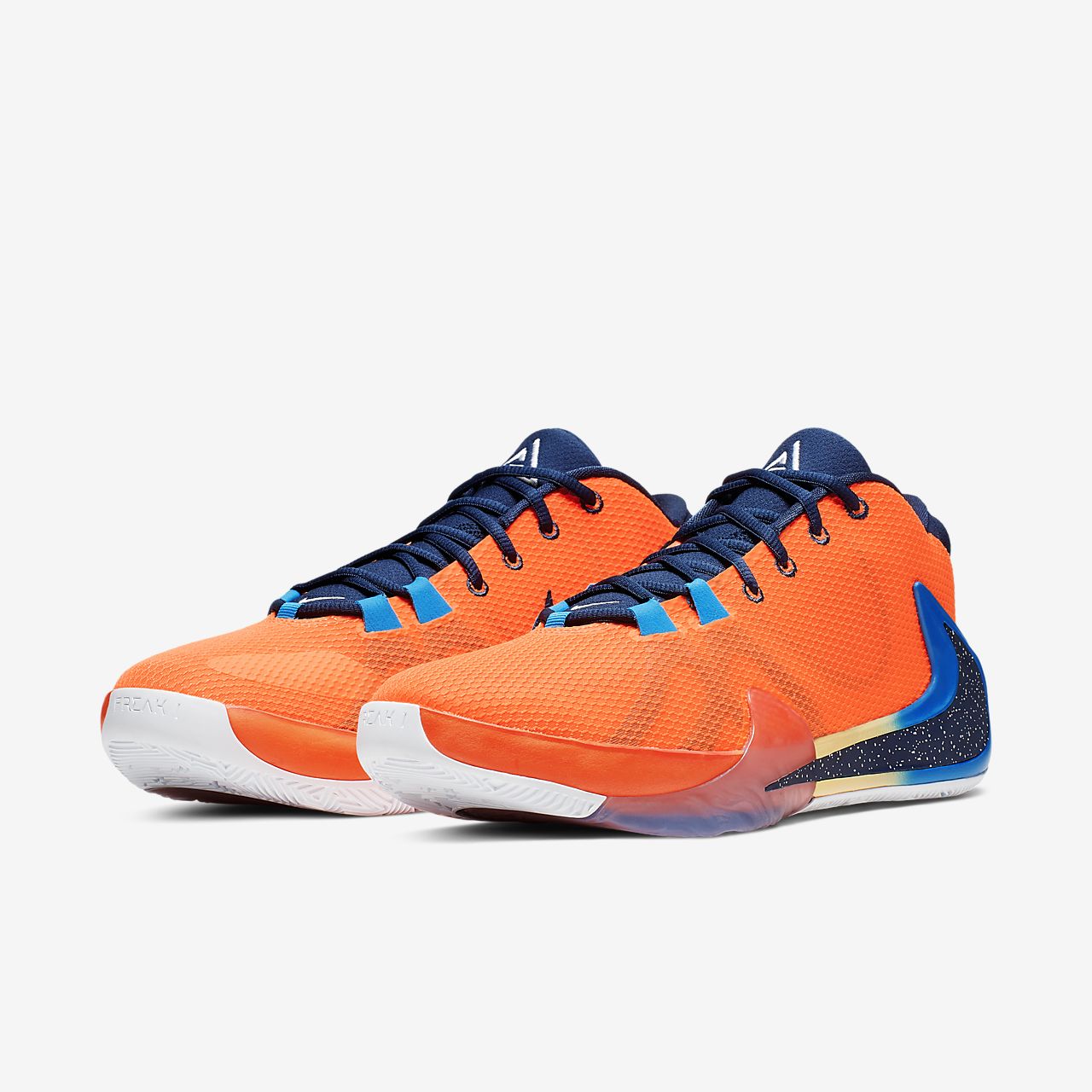 men's nike zoom freak 1 multi basketball shoes