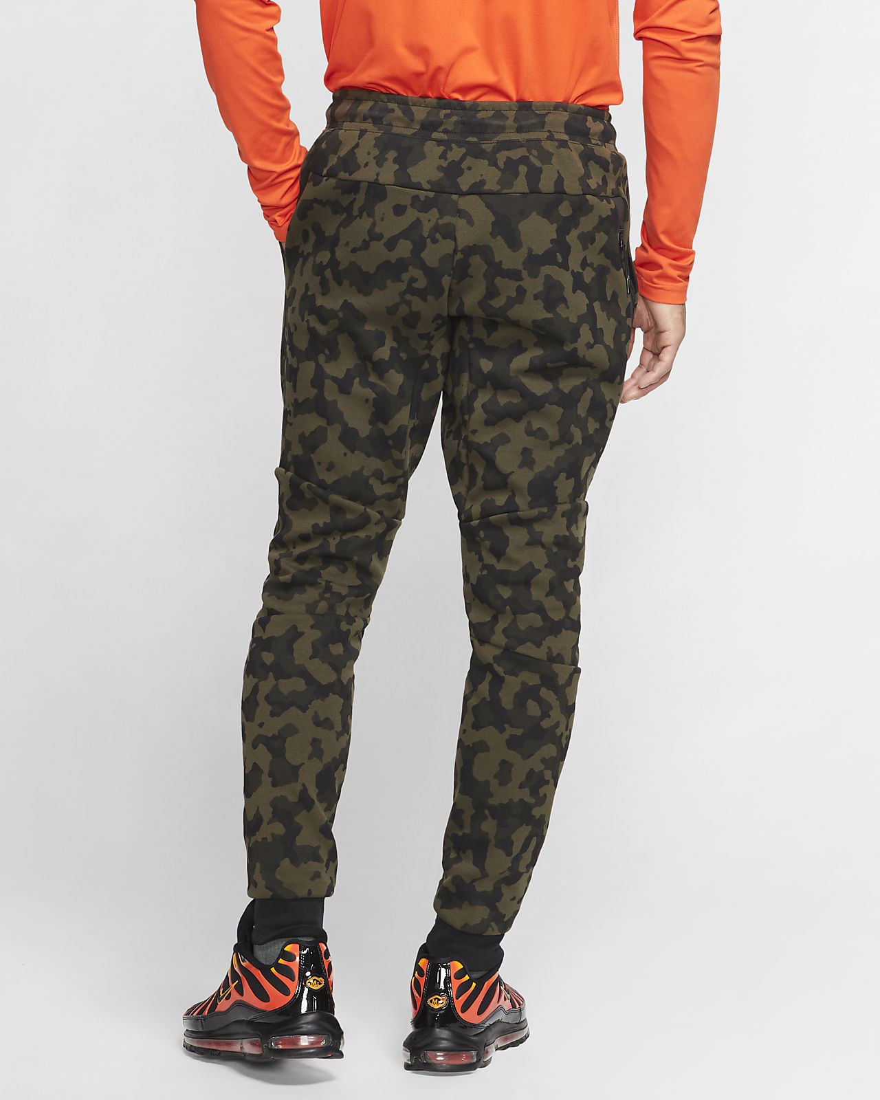 nike tech fleece orange