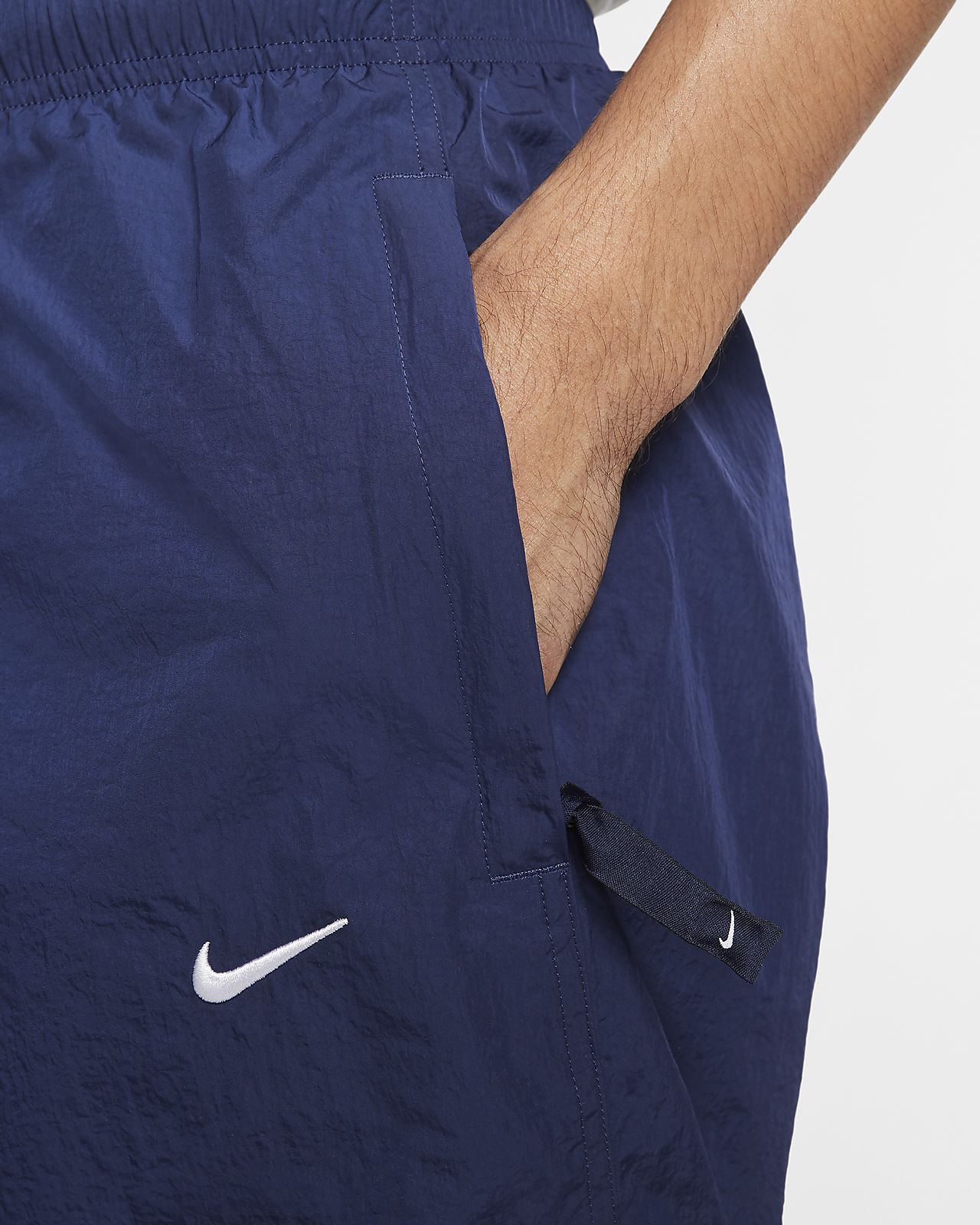 nike navy tracksuit bottoms