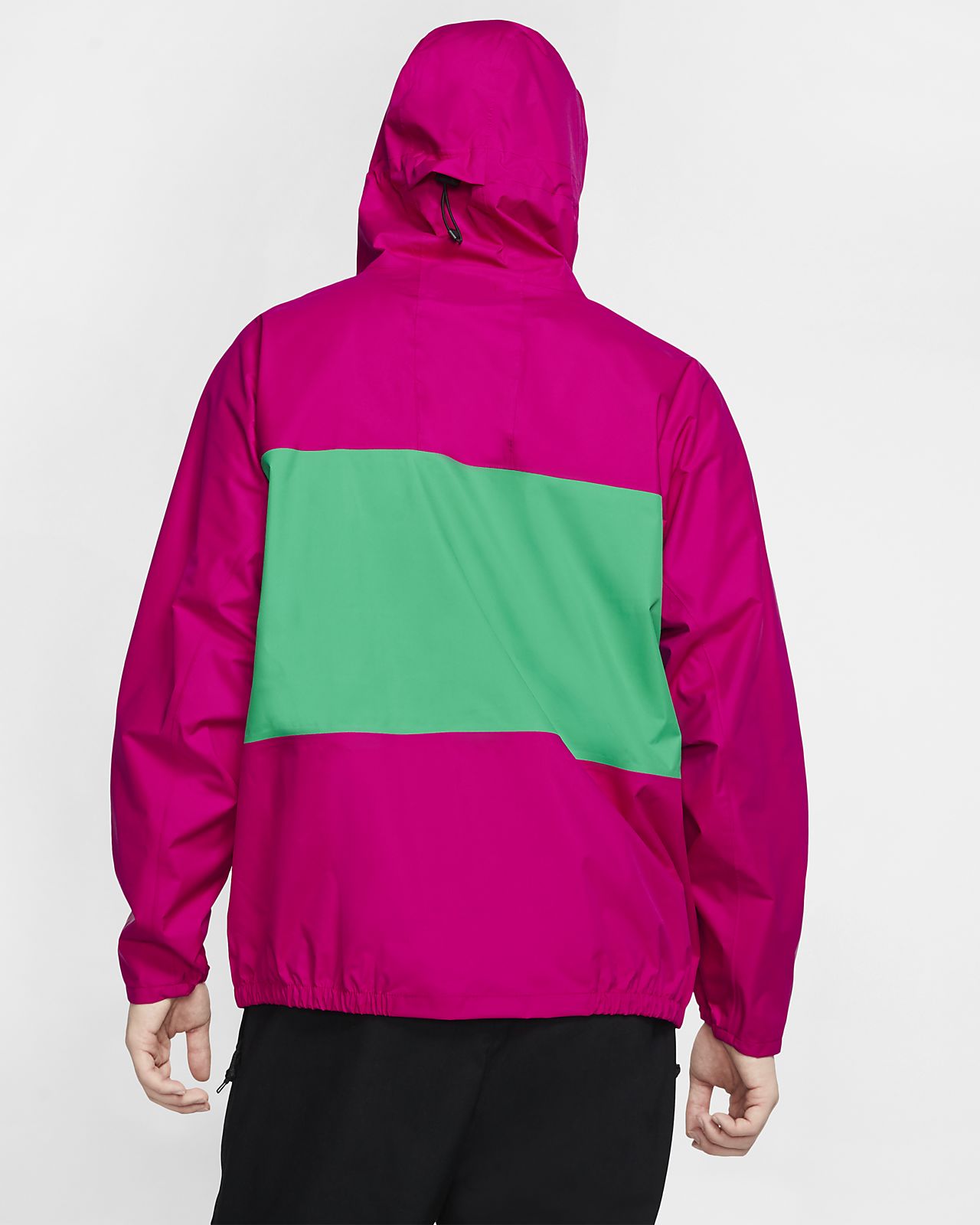 nike pink rain jacket