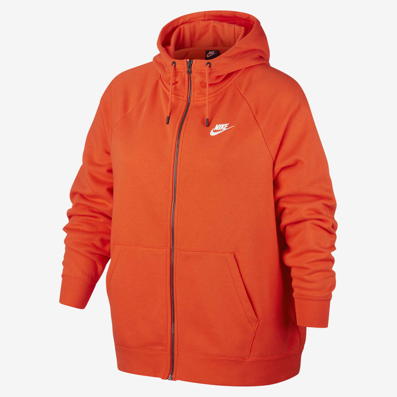 nike orange hoodie women's