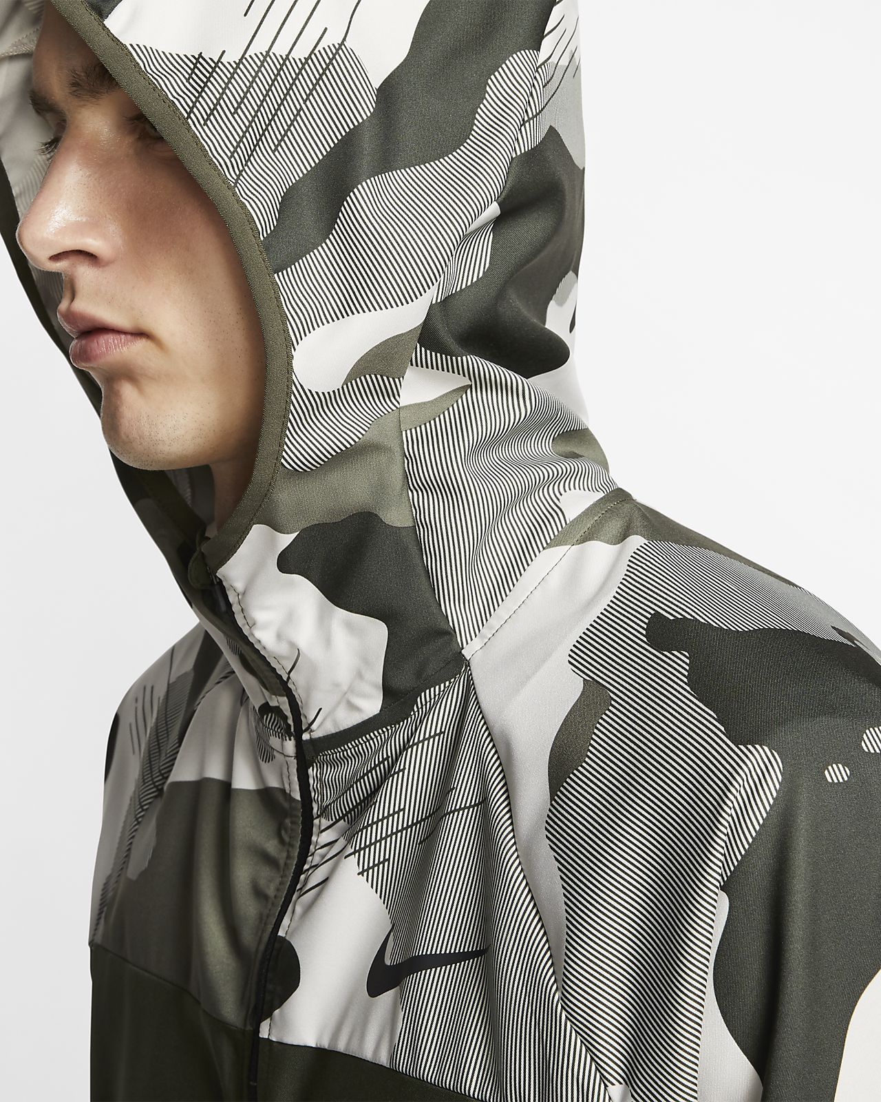 camo workout hoodie