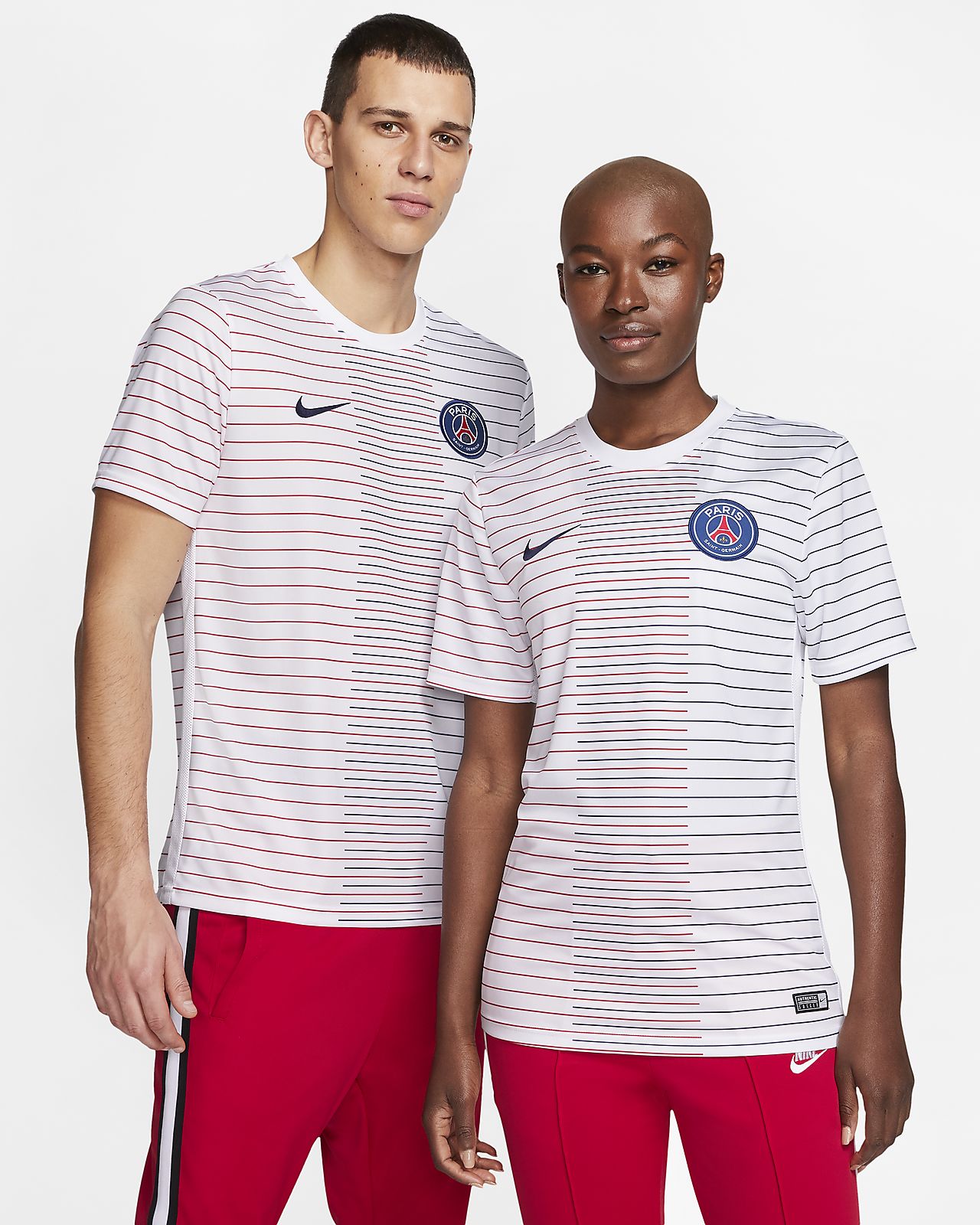 Paris Saint Germain Kurzarm Fussballoberteil Fur Herren Nike Lu