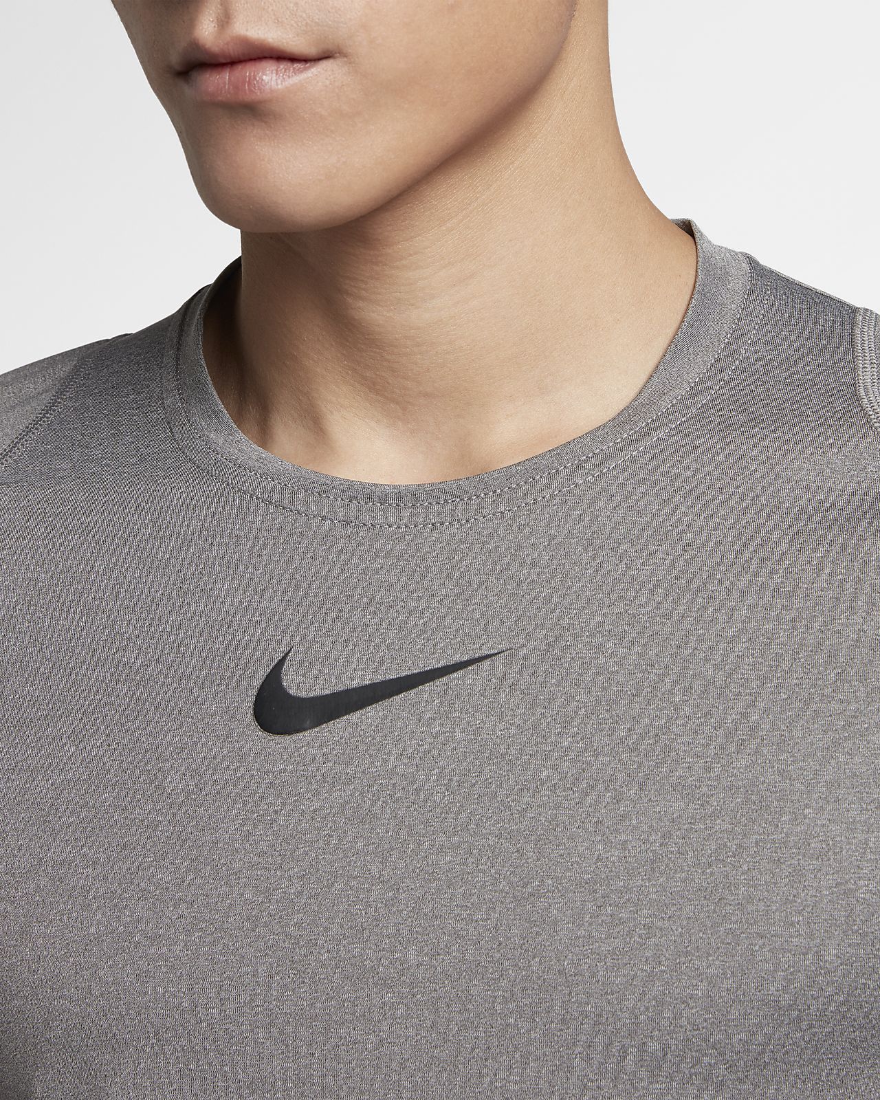 nike men's pro mesh training long sleeve shirt