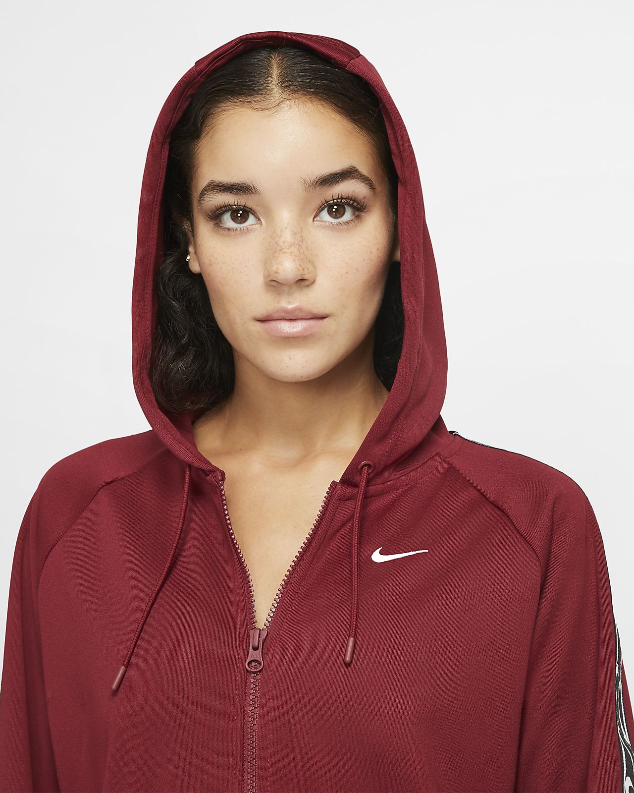 red nike sweatsuit womens