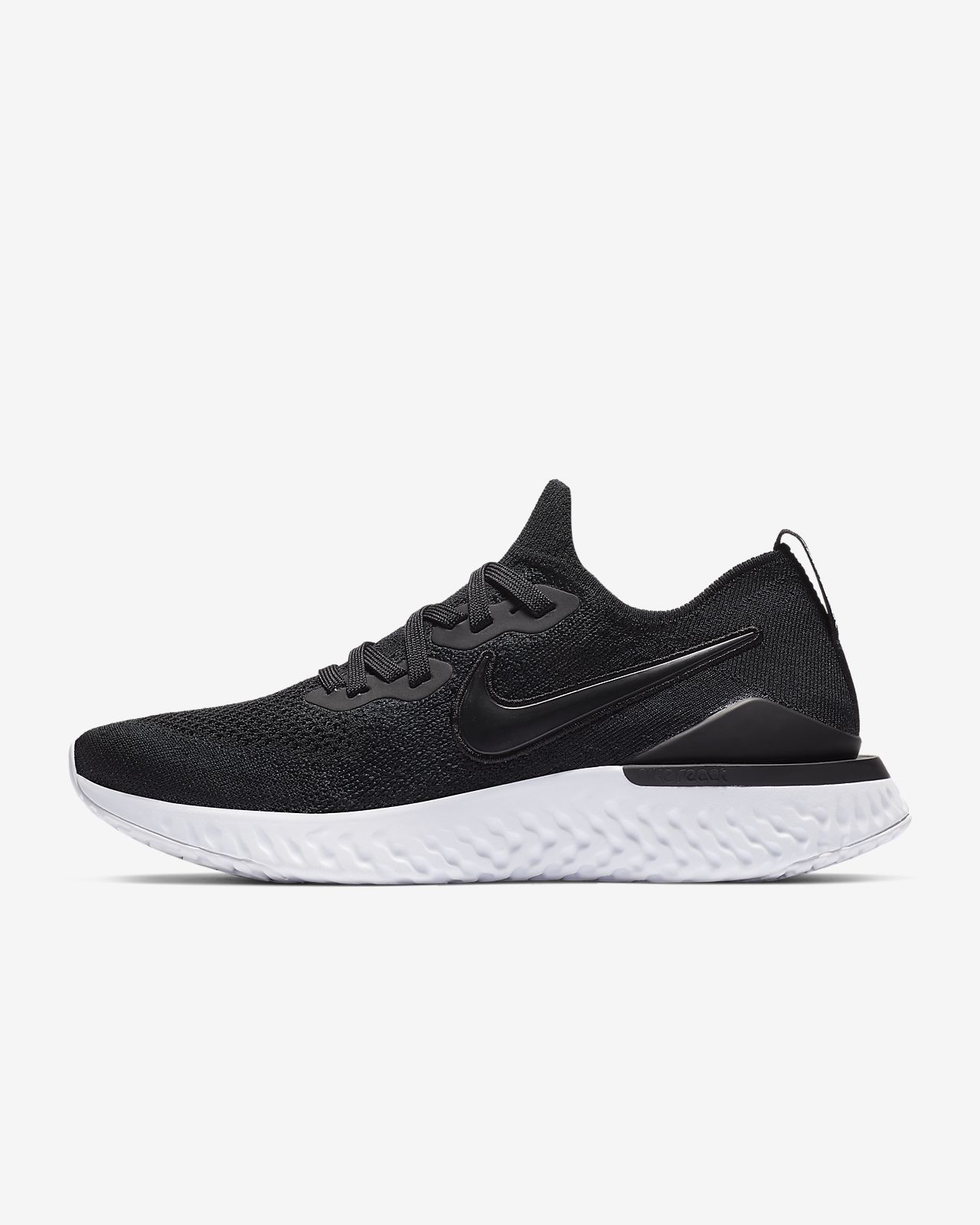 nike epic react flyknit femme noir