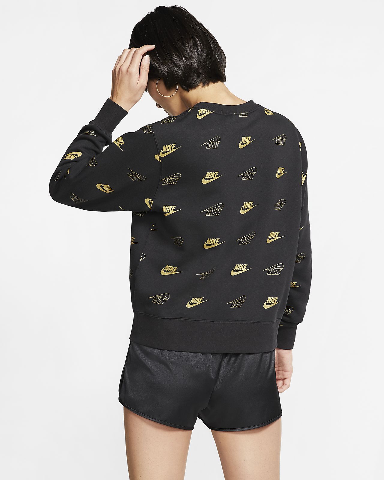Nike Sportswear Women's Crew. Nike GB Nike Sportswear Women's Printed Crew