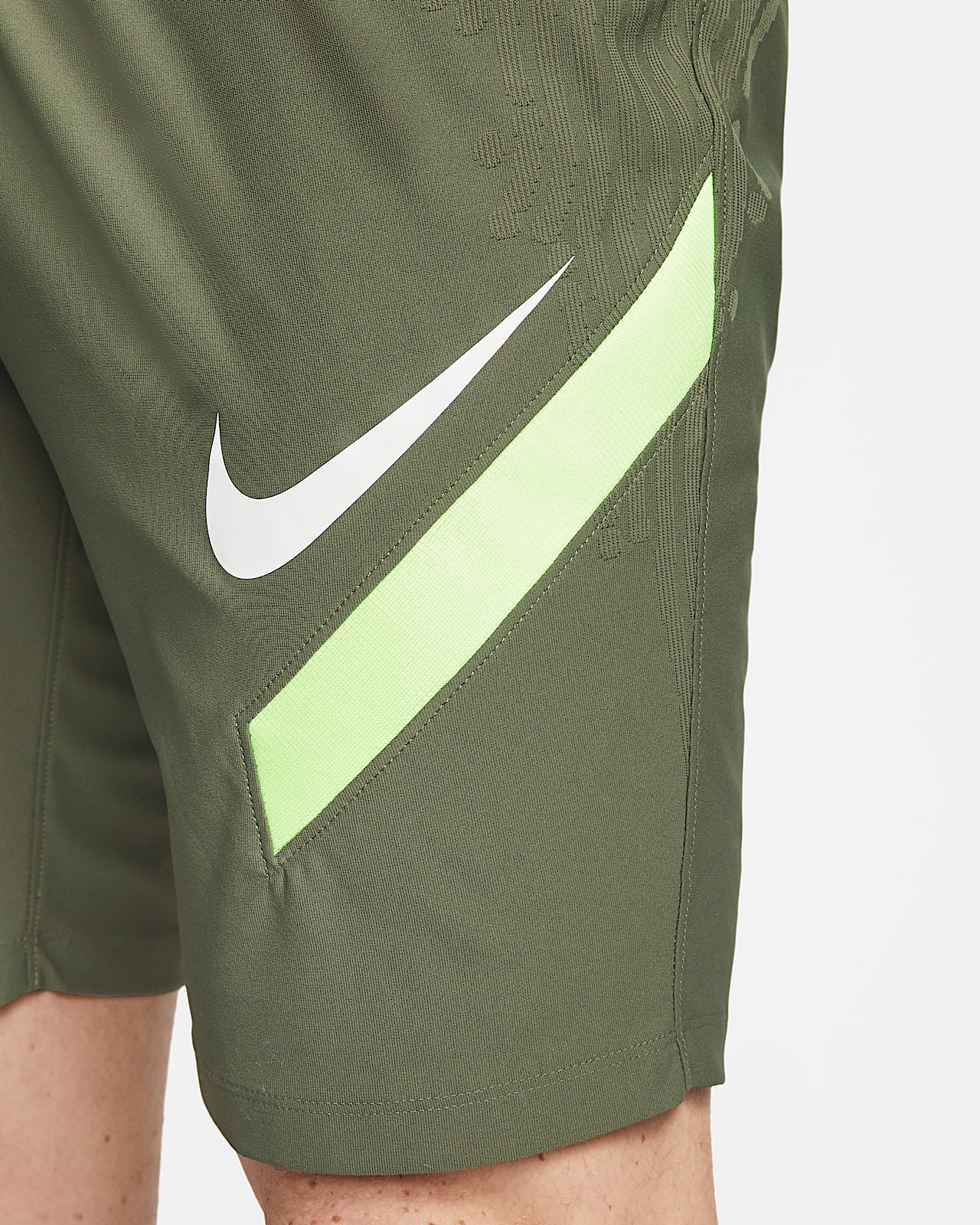 nike football shorts with zip pockets