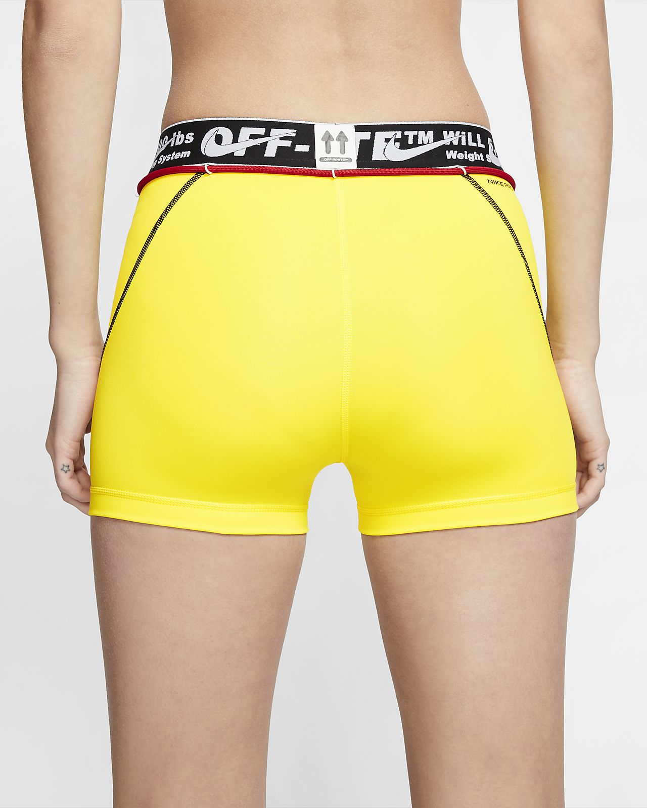 womens yellow nike shorts