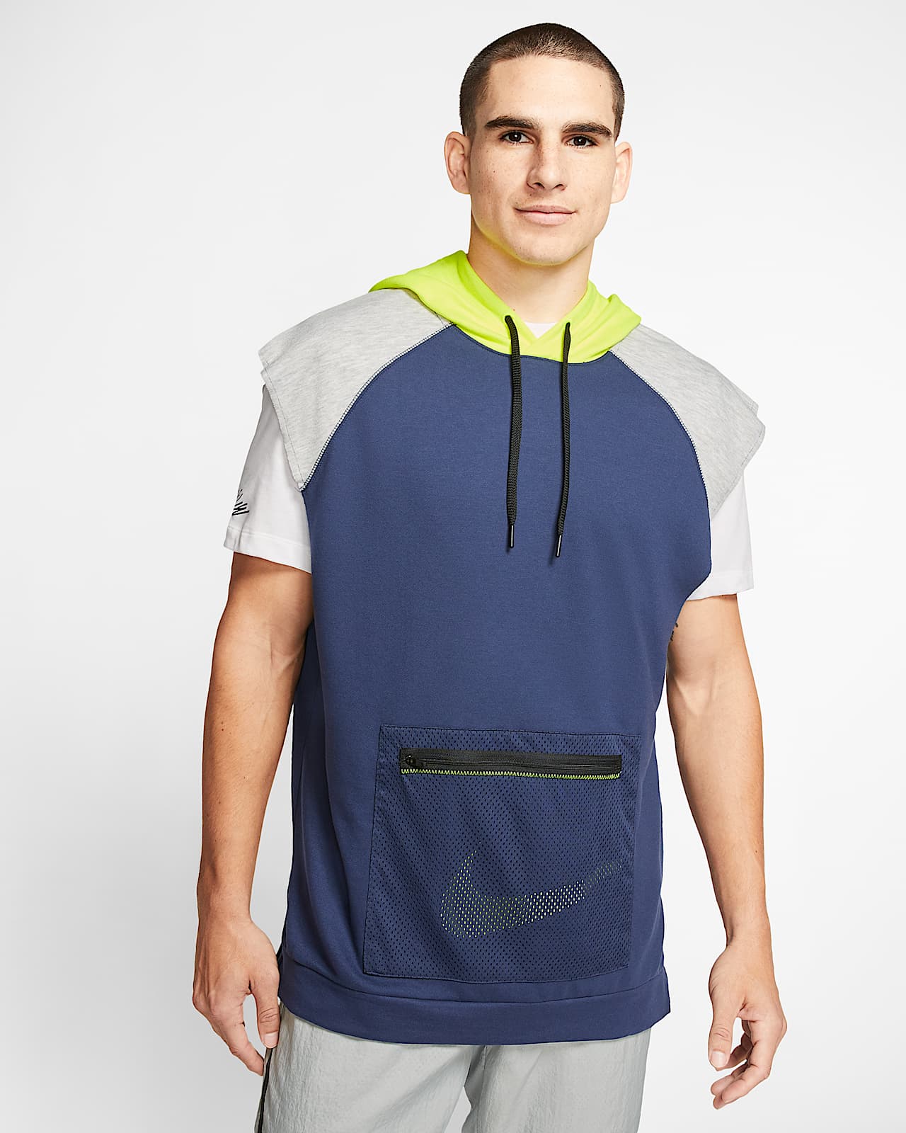 sleeveless hoodie nike
