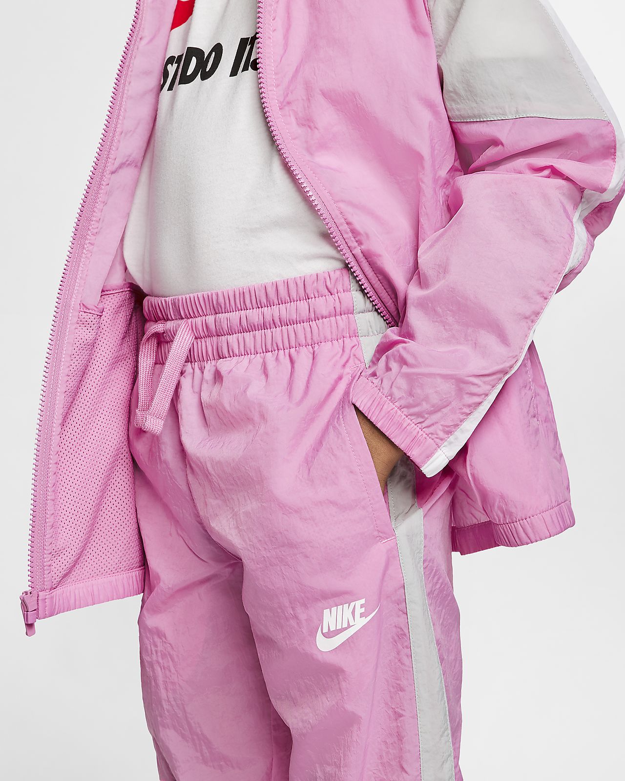 lilac nike tracksuit