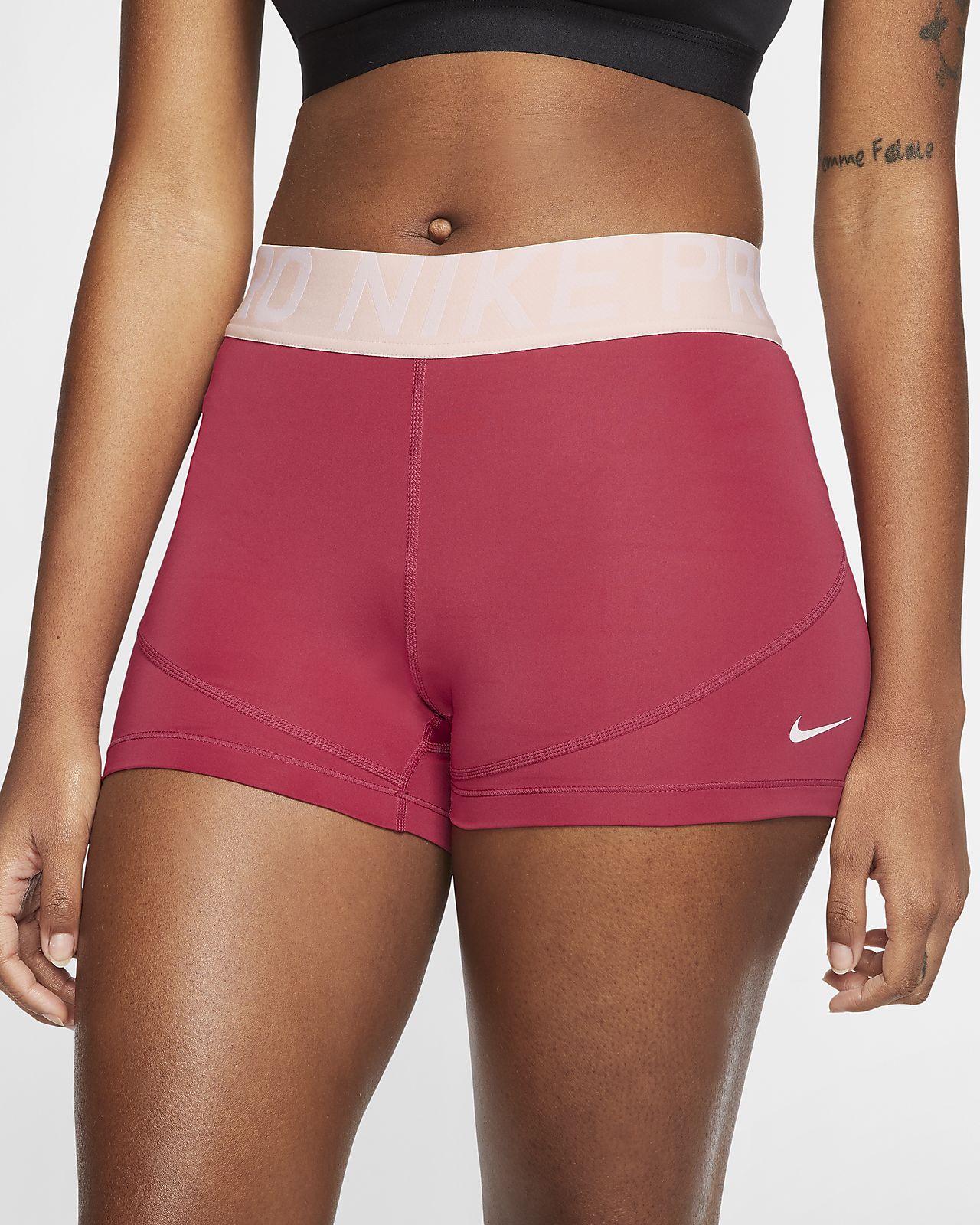 nike pro ladies shorts