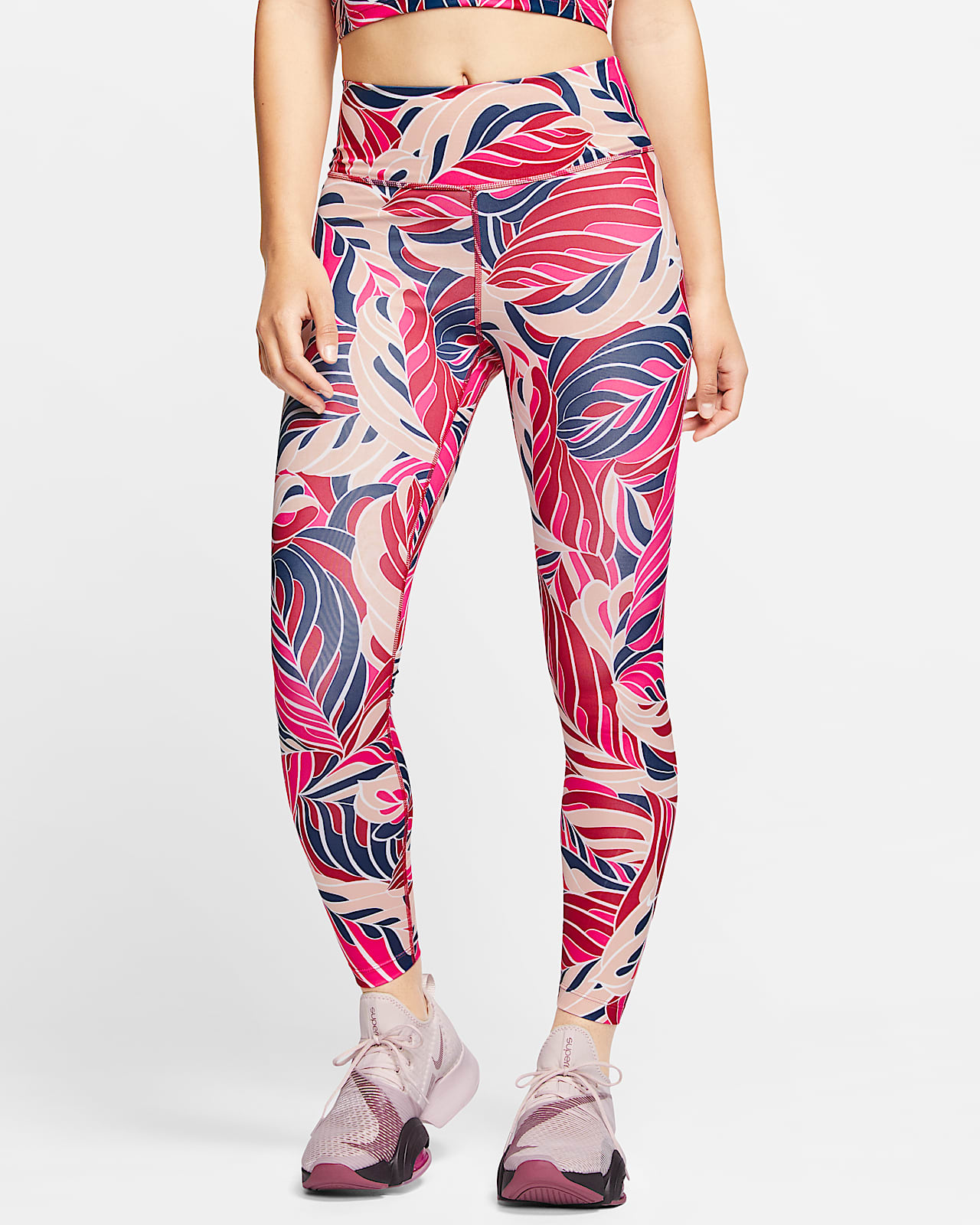 Nike One mønstret 78 tights til dame. Nike NO Nike One mønstret 78 tights til dame. Nike NO