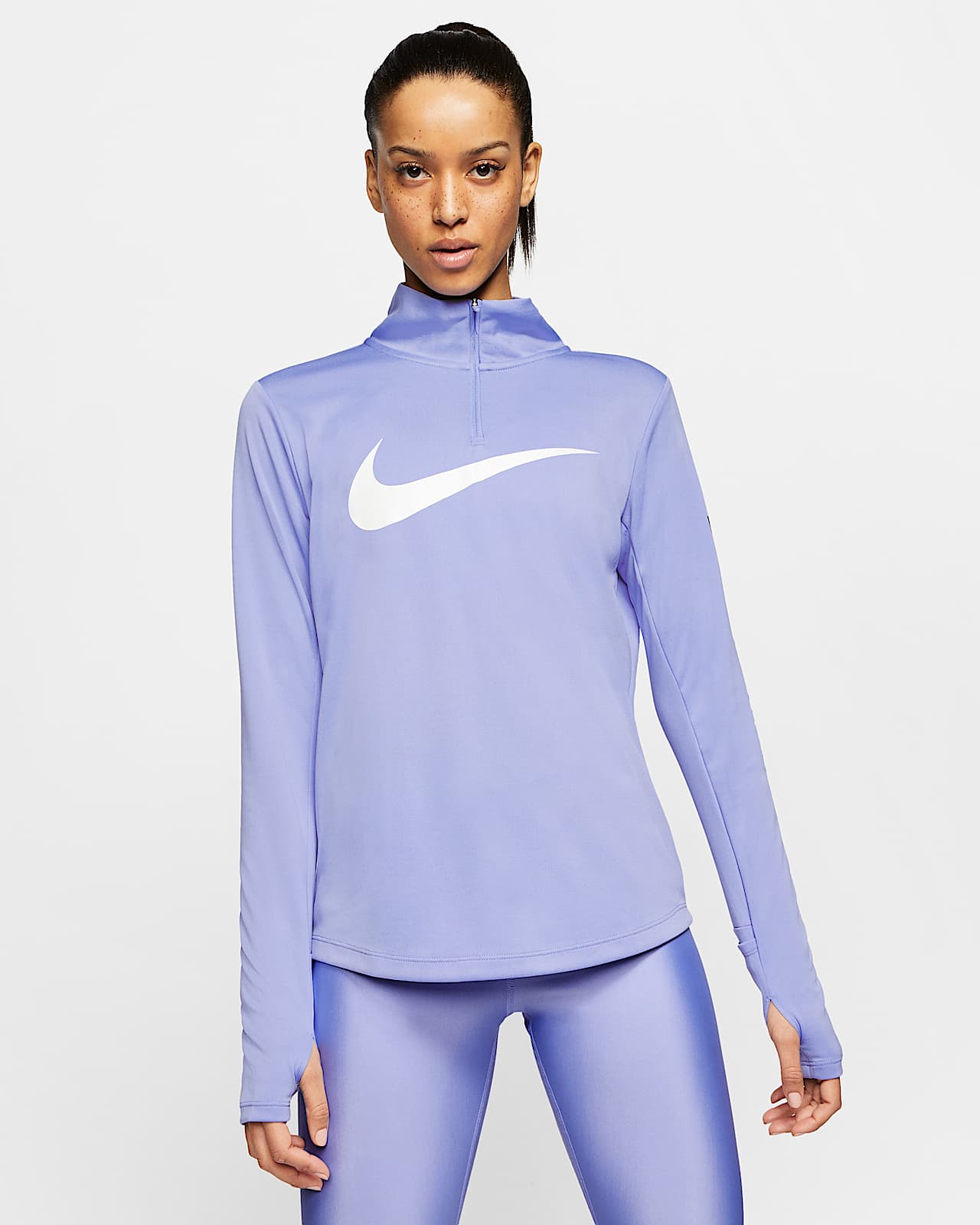 nike running zip up