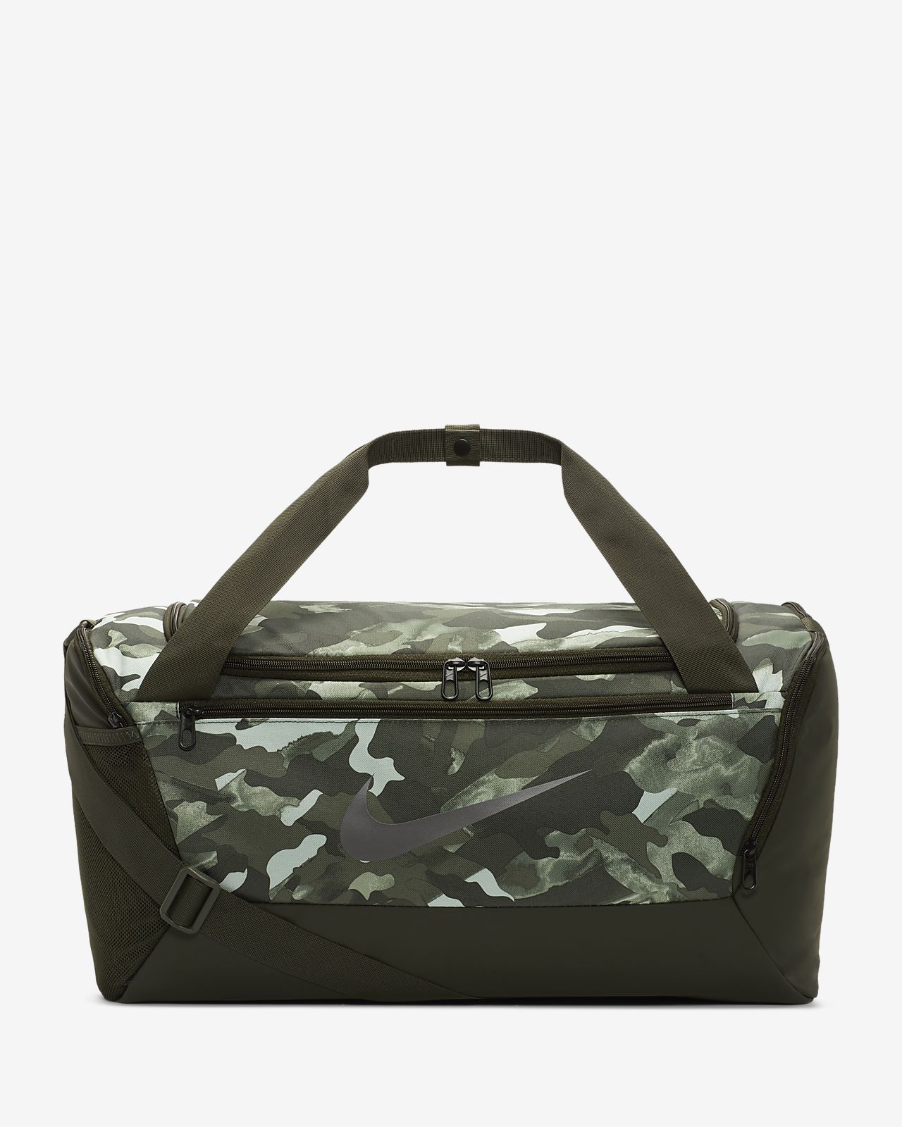 nike brasilia camo duffle bag