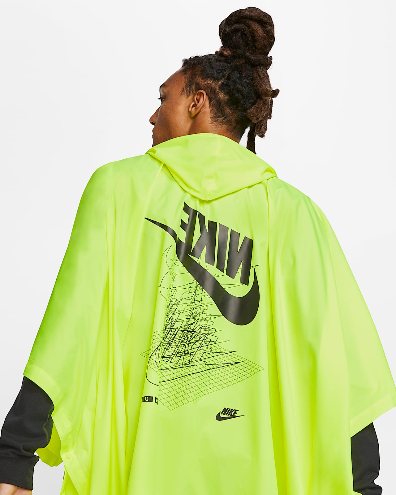 nike woven poncho