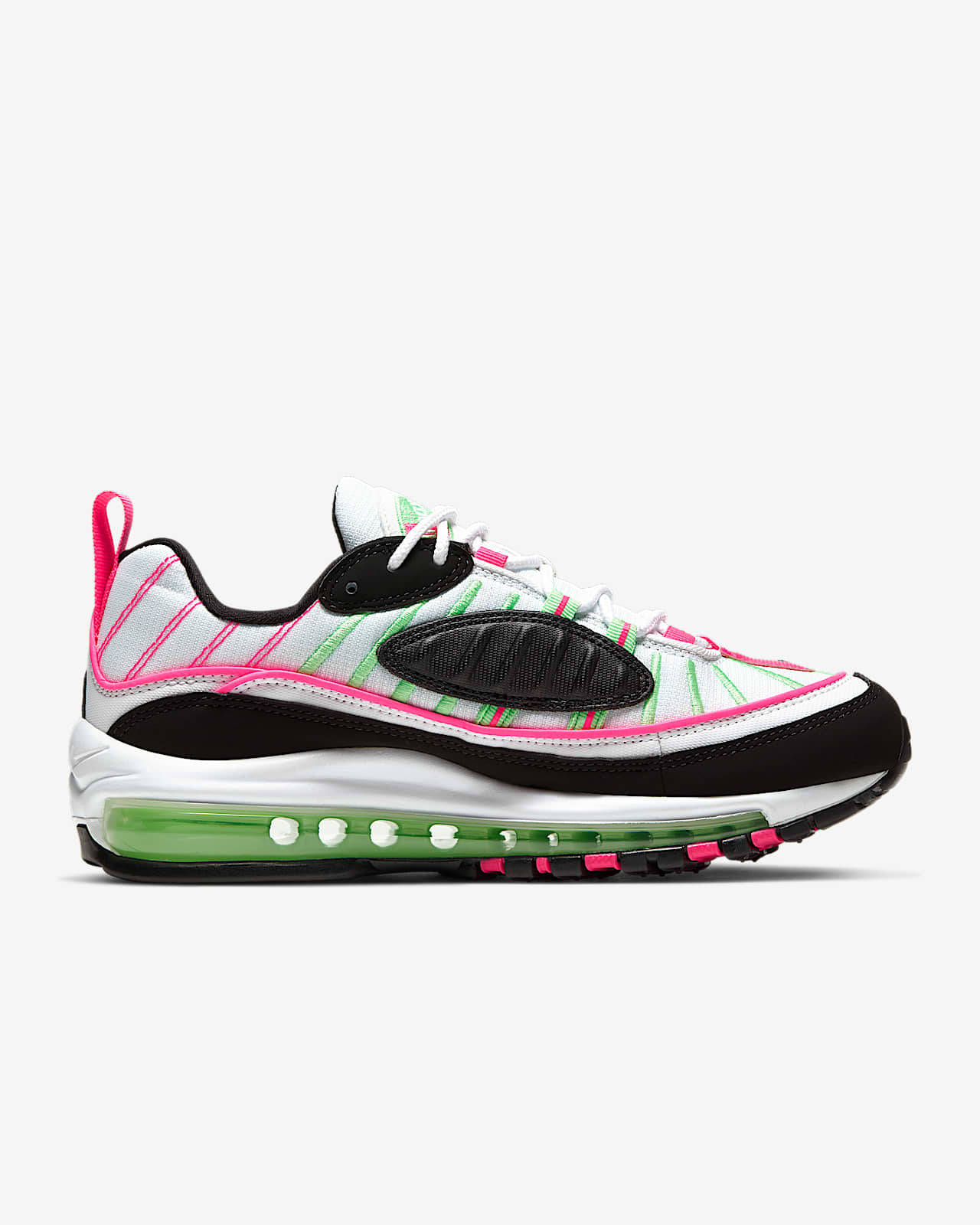 pink and green air max 98