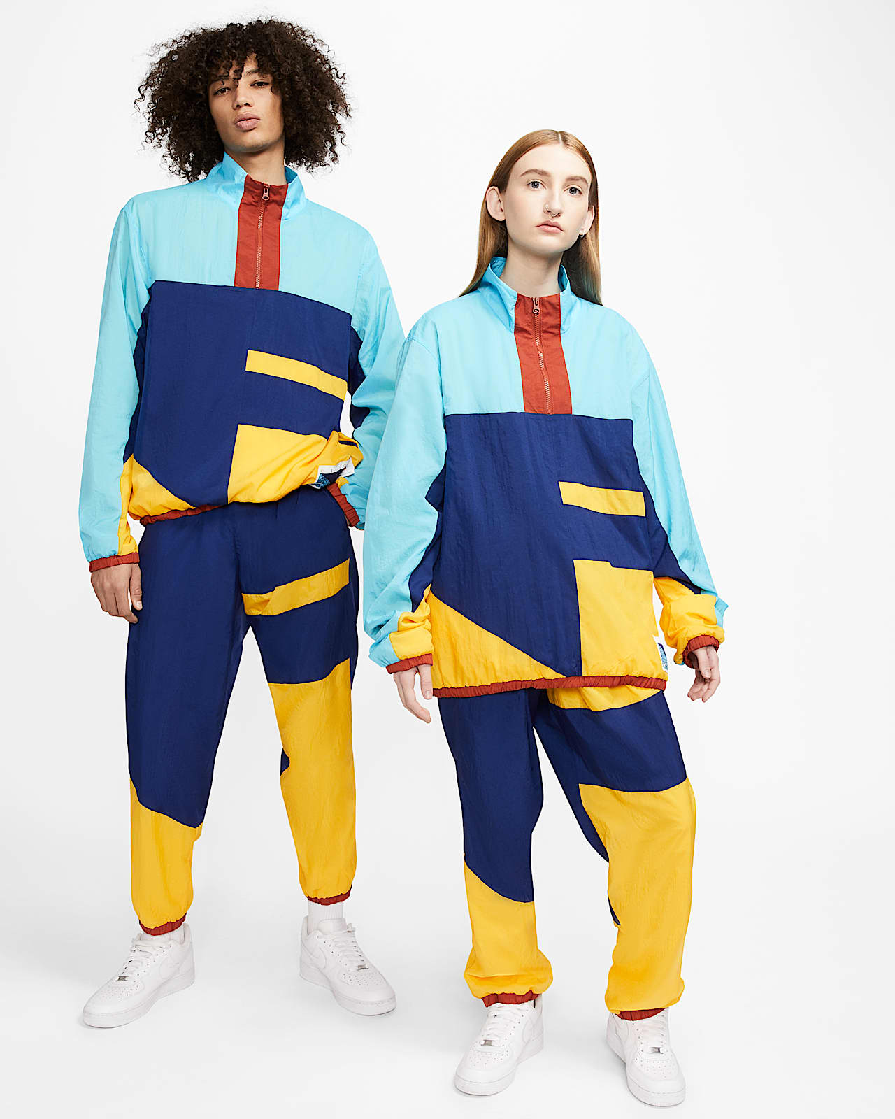nike gold tracksuit