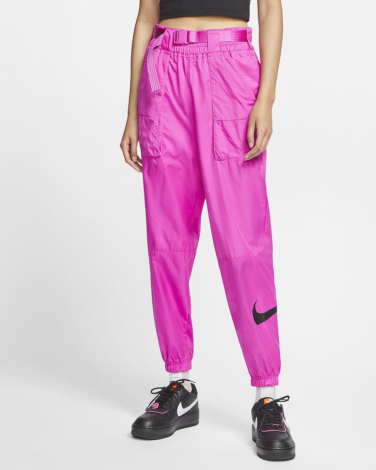nike sportswear nsw woven pants pink