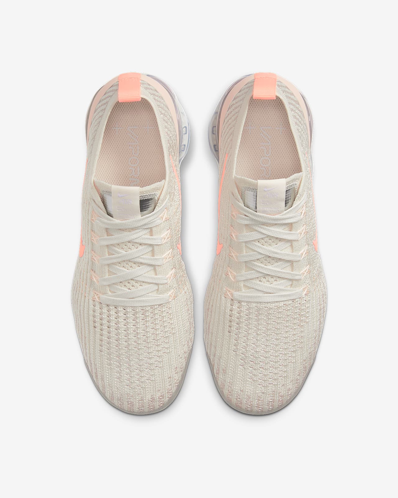 nike air vapormax flyknit grey and pink