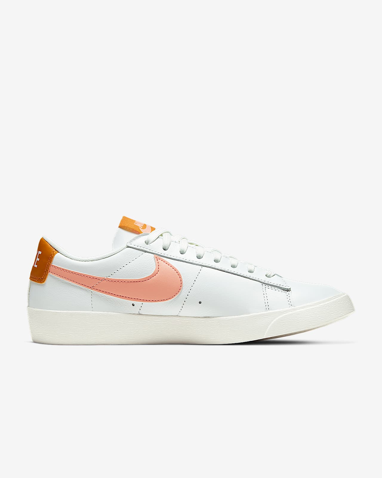 nike blazer low womens orange