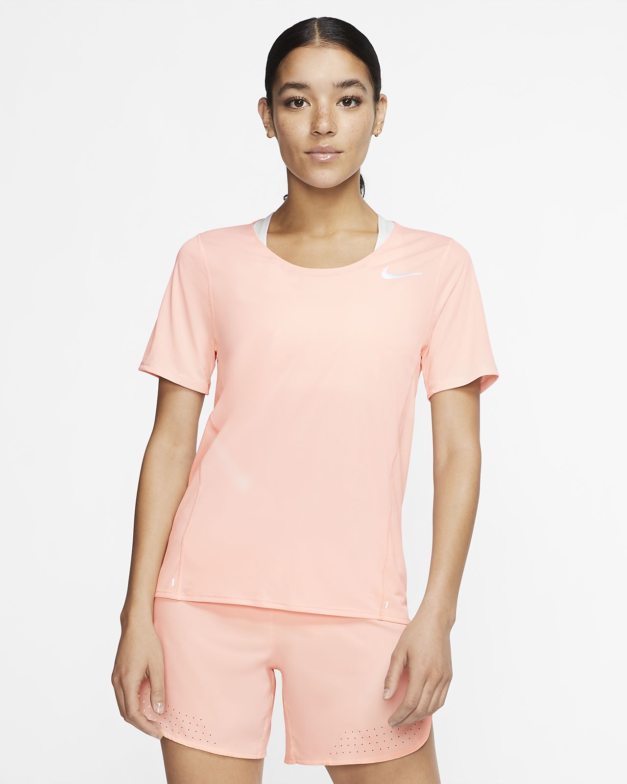 peach nike top