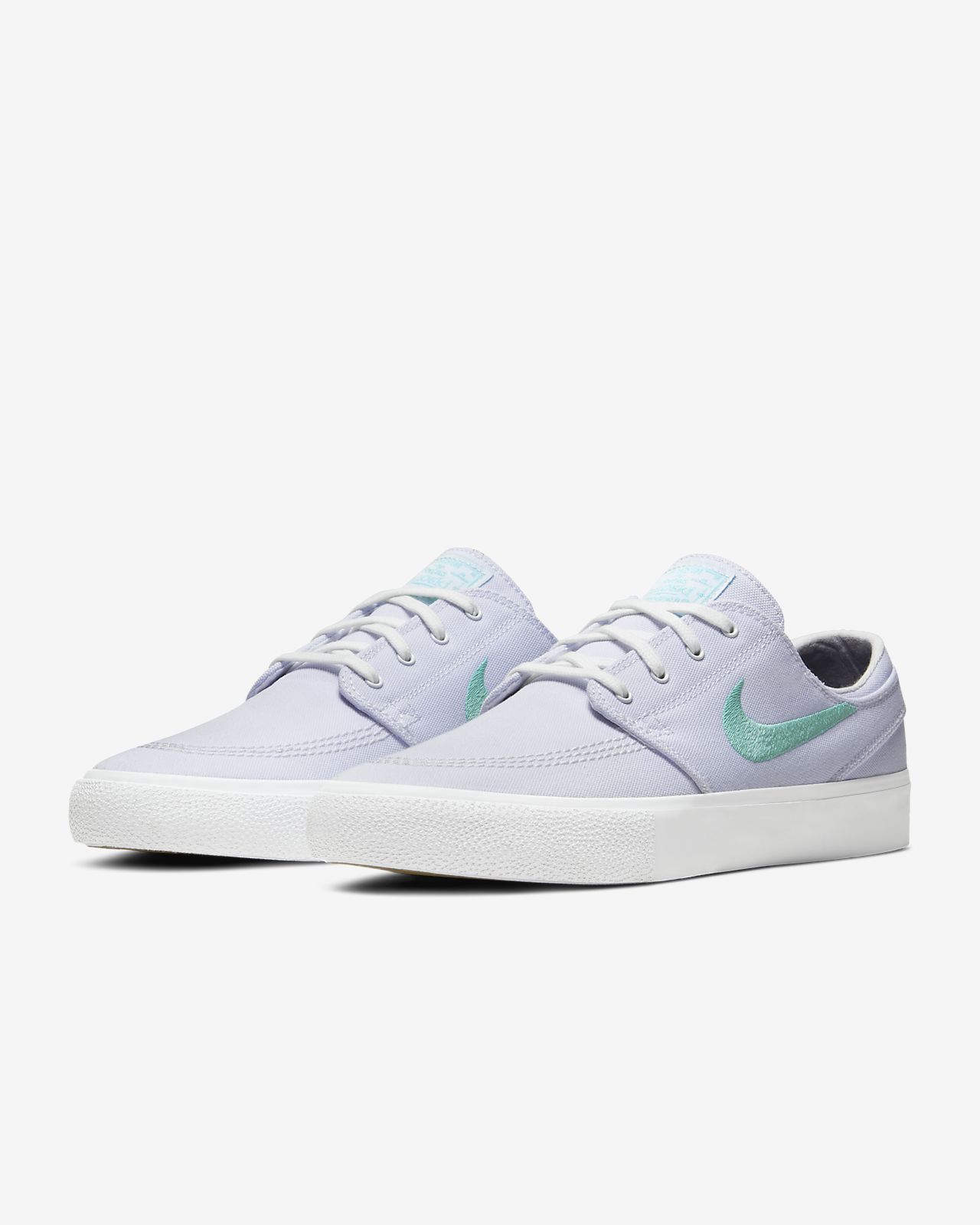 nike sb janoski canvas grey & white skate shoes